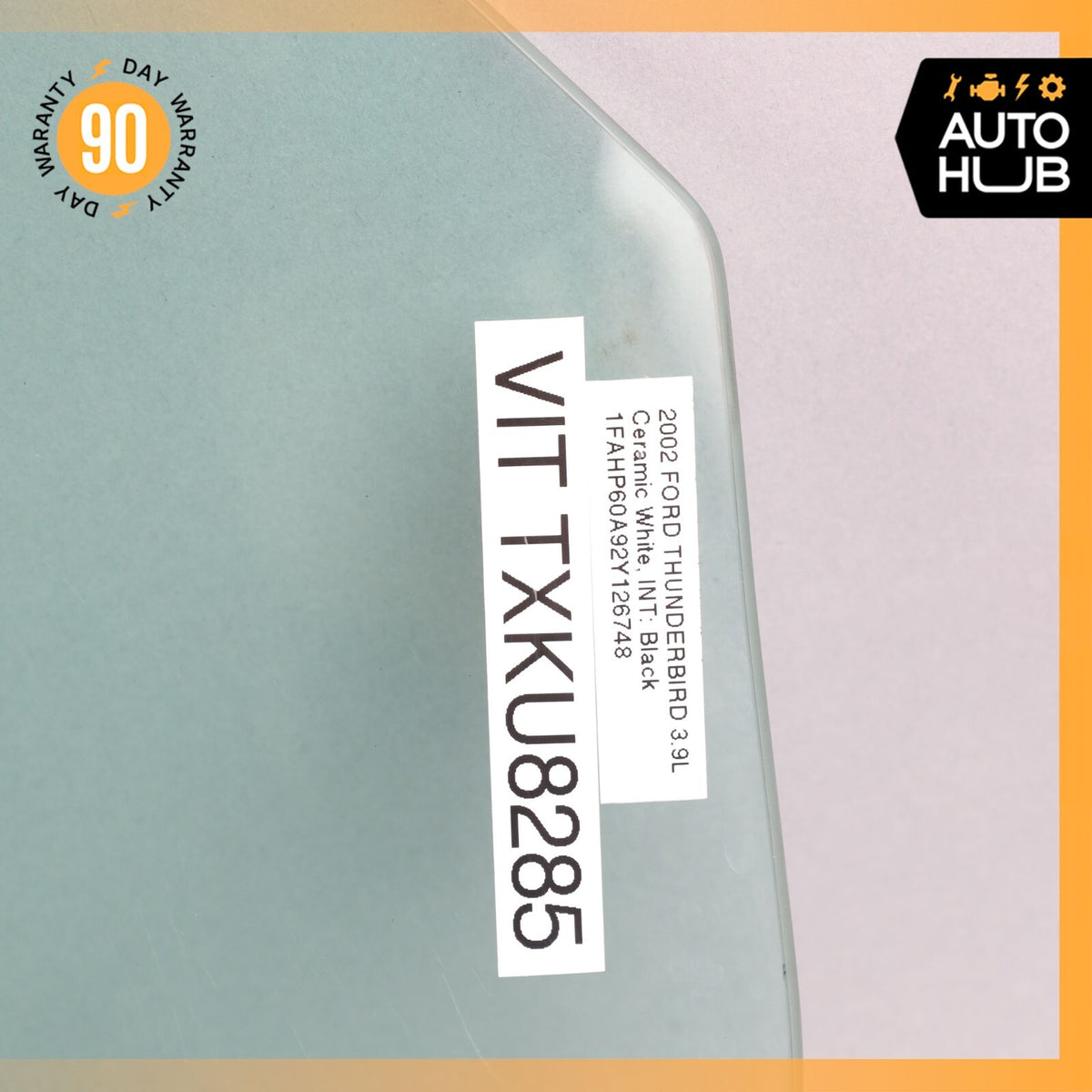 02-05 Ford Thunderbird 3.9L V8 Right Passenger Side Door Window Glass OEM - photo 16
