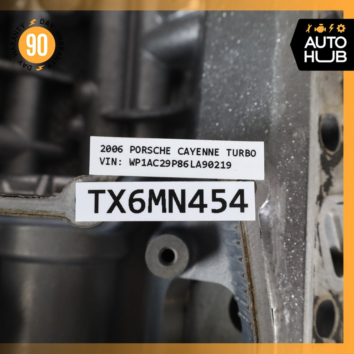 03-06 Porsche Cayenne 955 Turbo S 4.5L V8 M48.50 Engine Motor Block OEM - photo 21