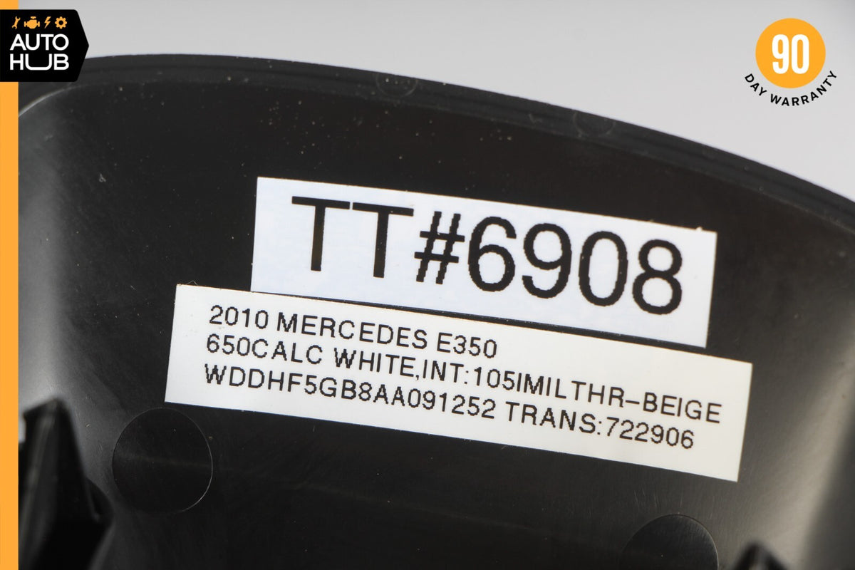 08-13 Mercedes W212 E350 C300 C63 AMG Interior Rear View Mirror Cover Black OEM - photo 12