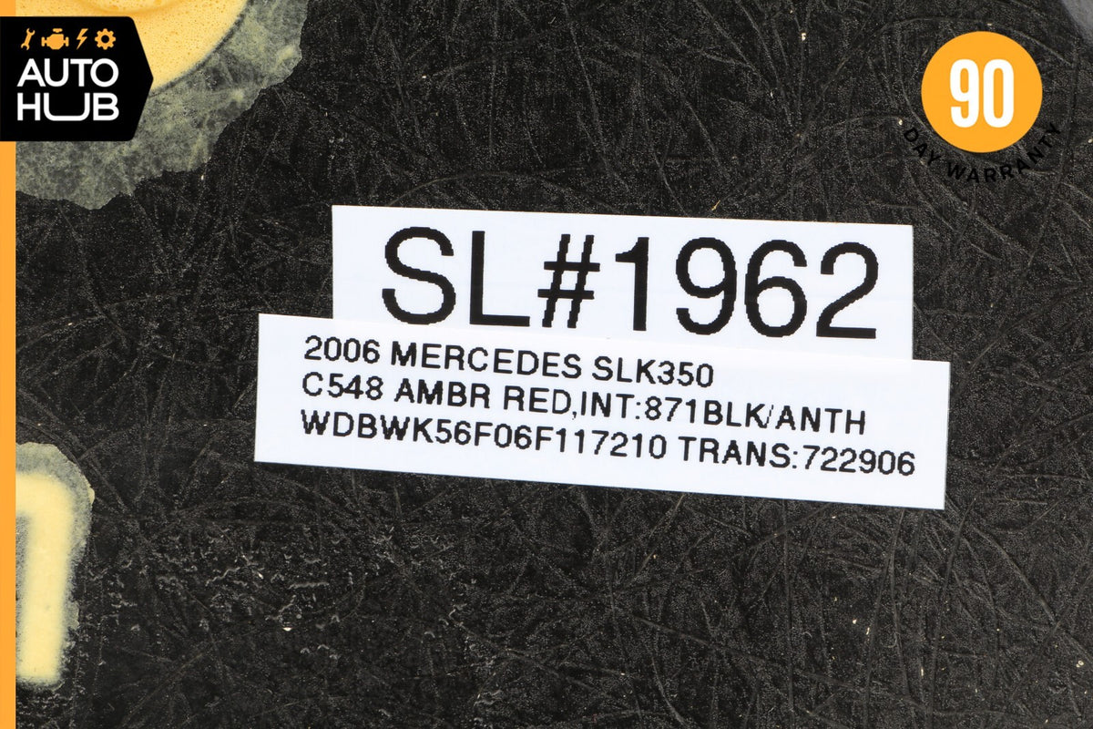 05-11 Mercedes R171 SLK350 SLK280 Seat Cushion Right Passenger Upper Top OEM - photo 12