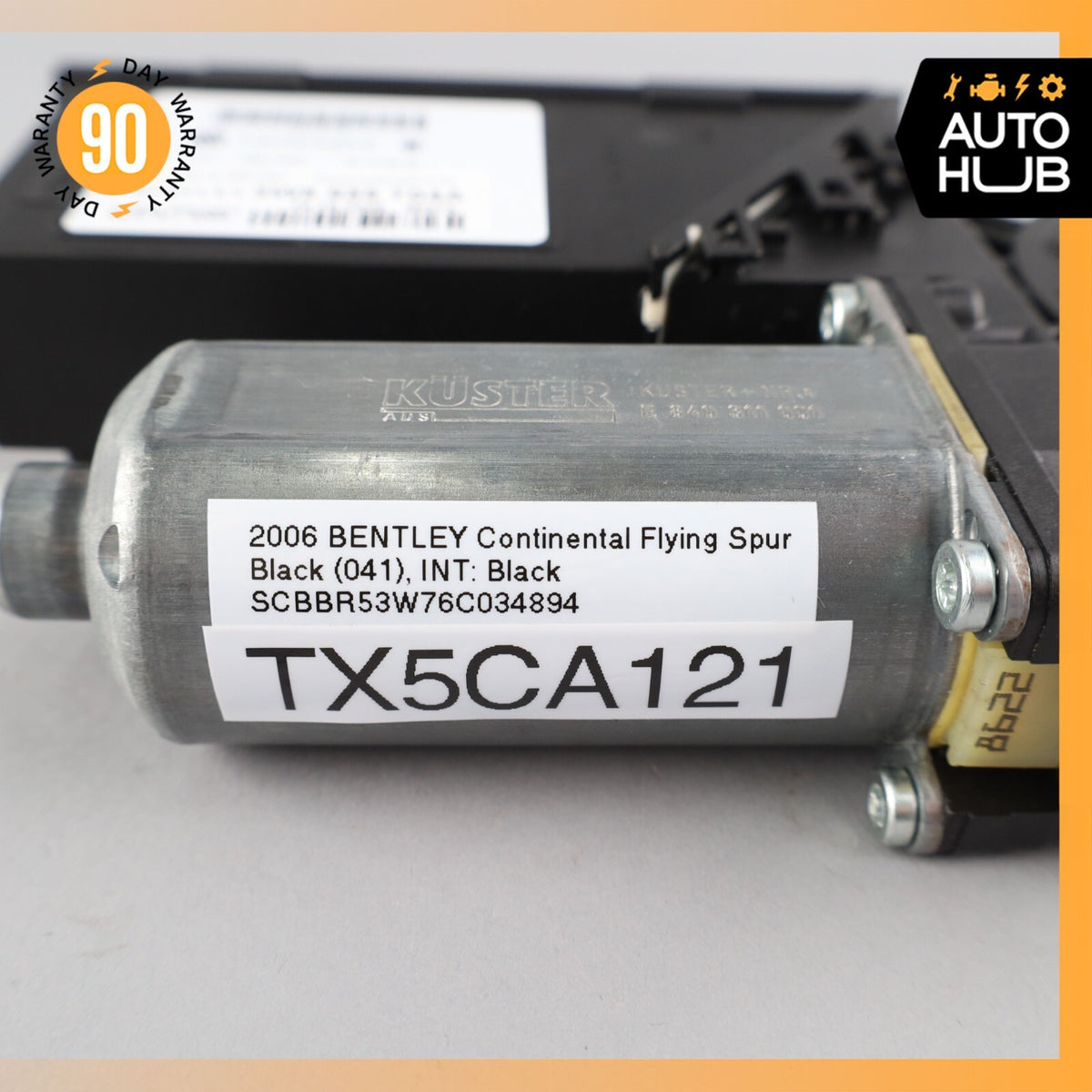 Bentley Continental Flying Spur Rear Right Quarter Window Regulator Motor 76k - photo 10