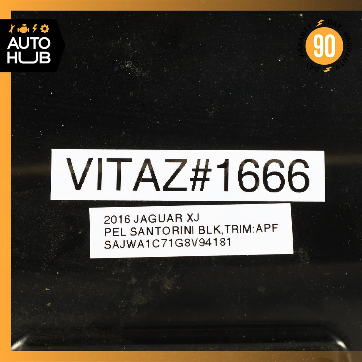 2016 Jaguar X351 XJ Left Dashboard Column Knee Panel Trim Black OEM 37k - photo 14