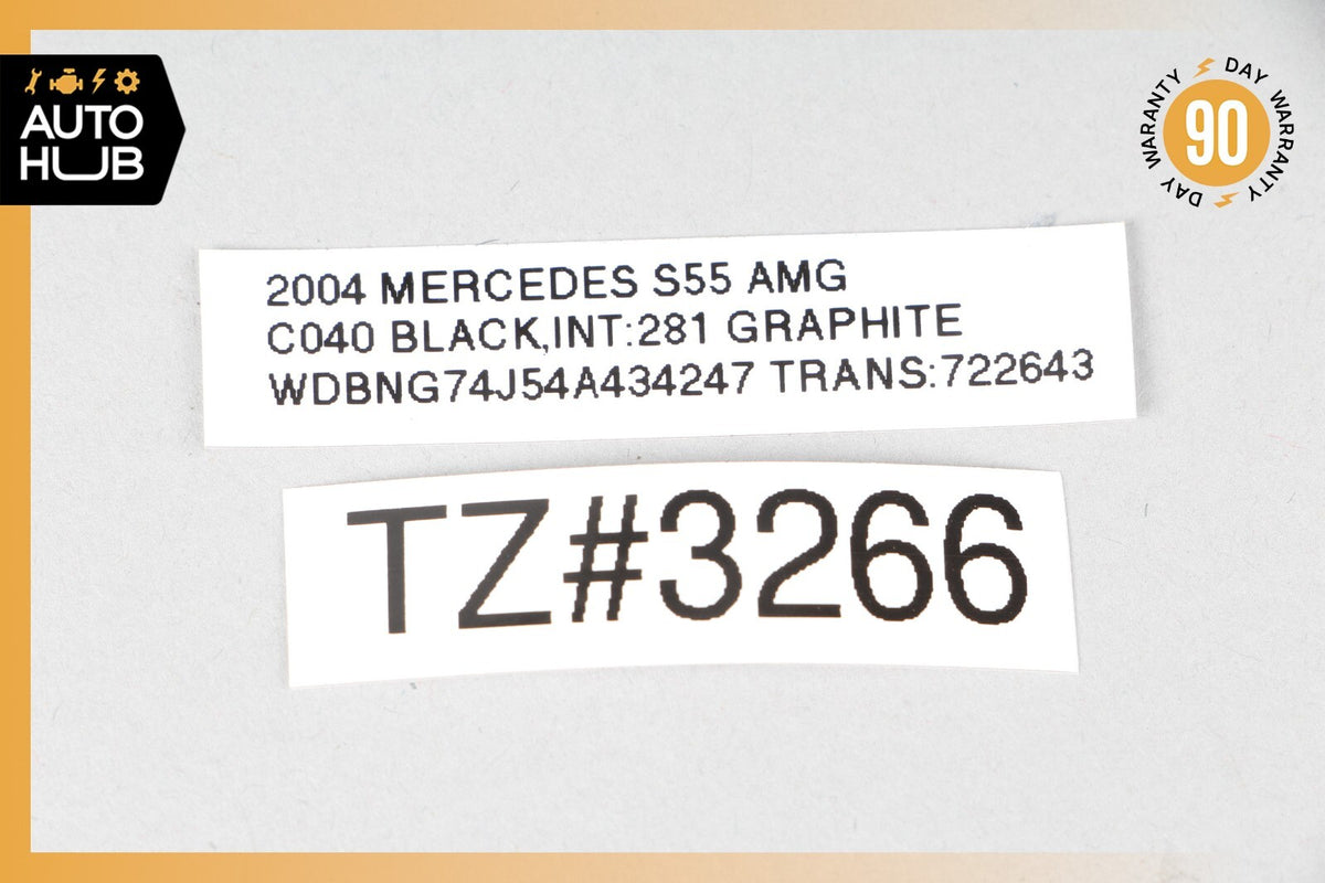 00-06 Mercedes W220 S55 S430 S500 Center Console Rear Air Vent 2208300654 OEM - photo 12