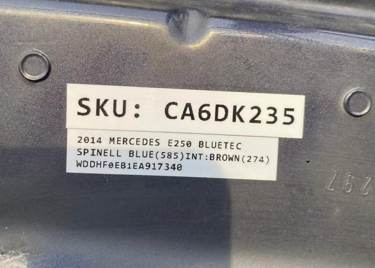 14-16 Mercedes W212 E250 E400 E550 Hood Panel Assembly Blue OEM - photo 22