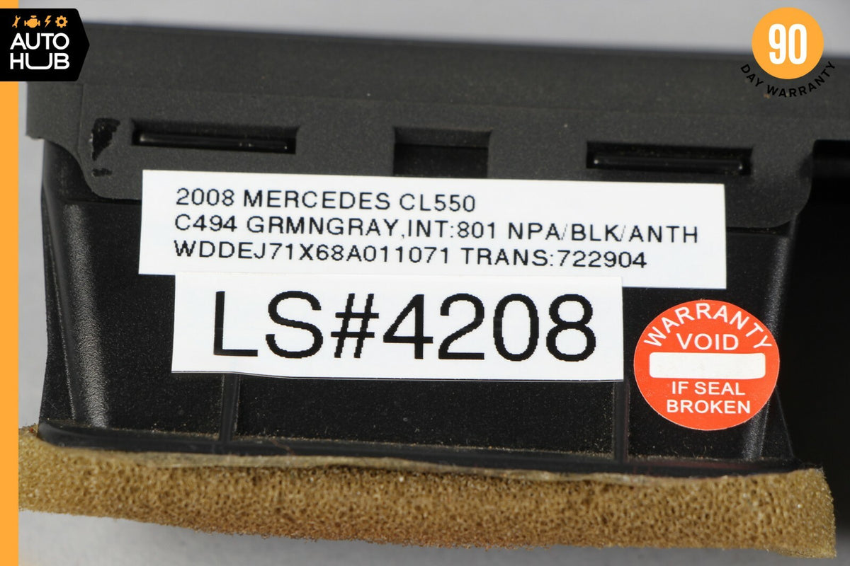 07-14 Mercedes W216 CL550 CL63 S63 Center Dash AC A/C Air Vent 2216890066 OEM - photo 12