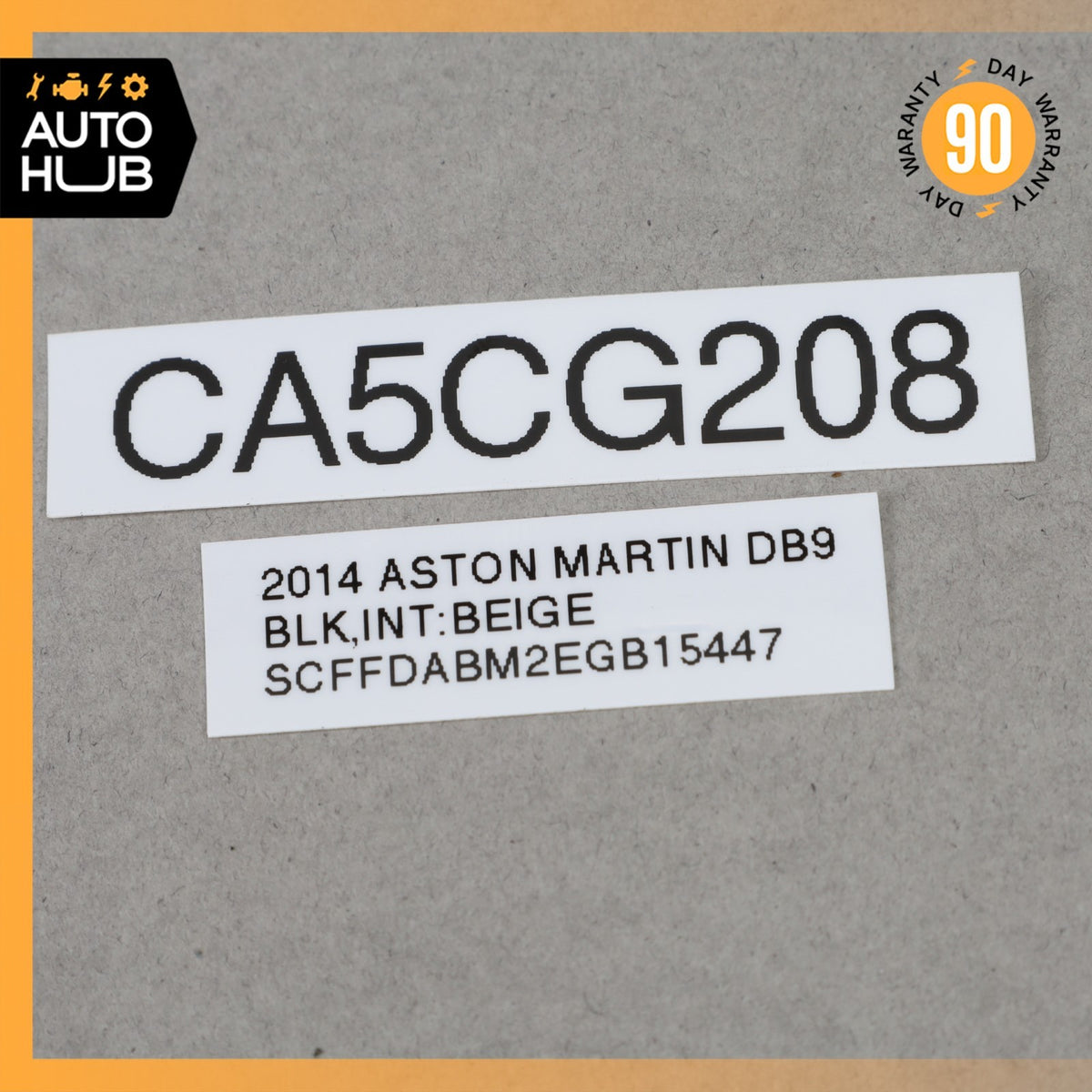 Aston Martin DB9 Headlight Head Light Lamp Control Switch DG4311654BA OEM 22k - photo 8