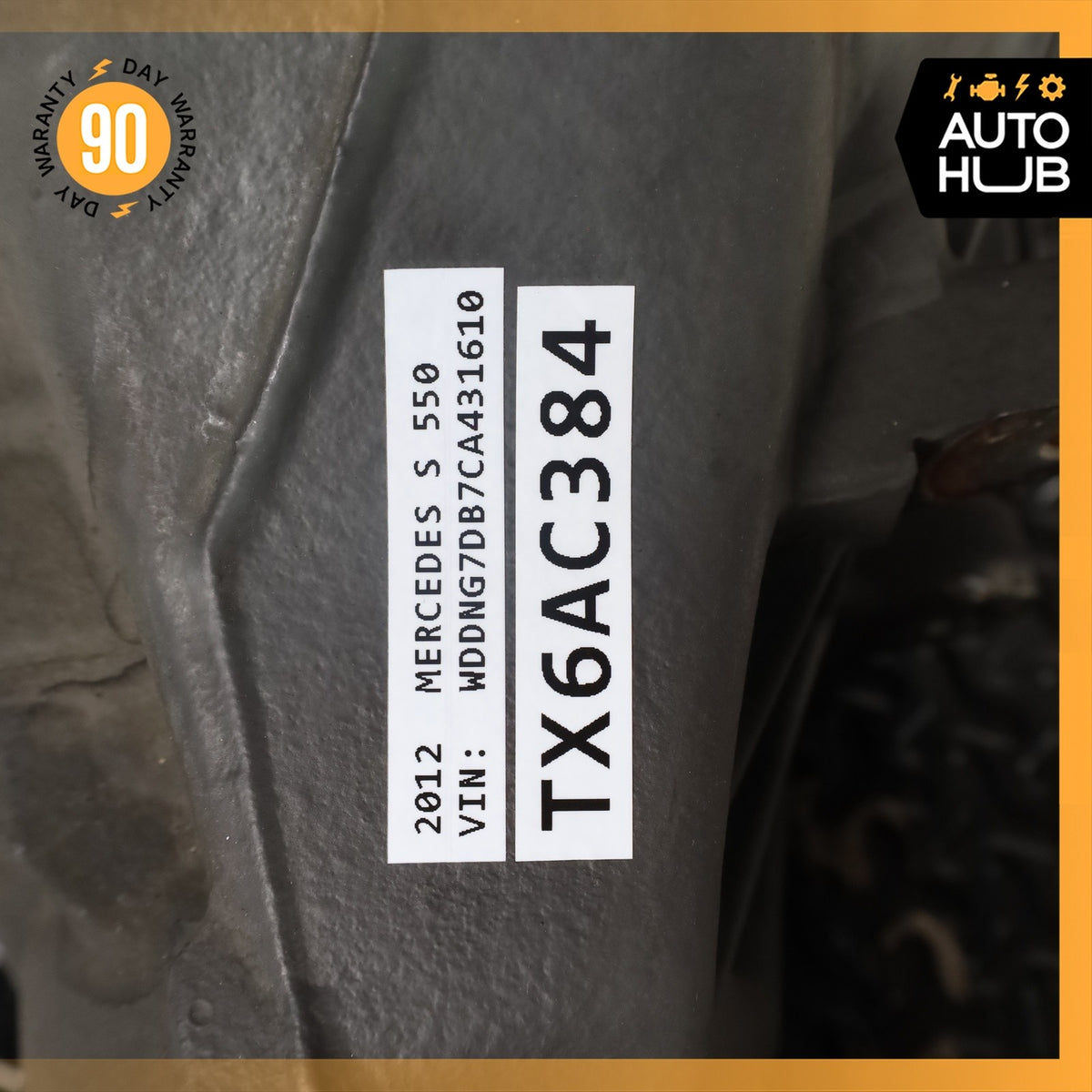 07-13 Mercedes W221 S550 CL550 RWD Rear Axle Differential Carrier 2.65 Ratio OEM - photo 16