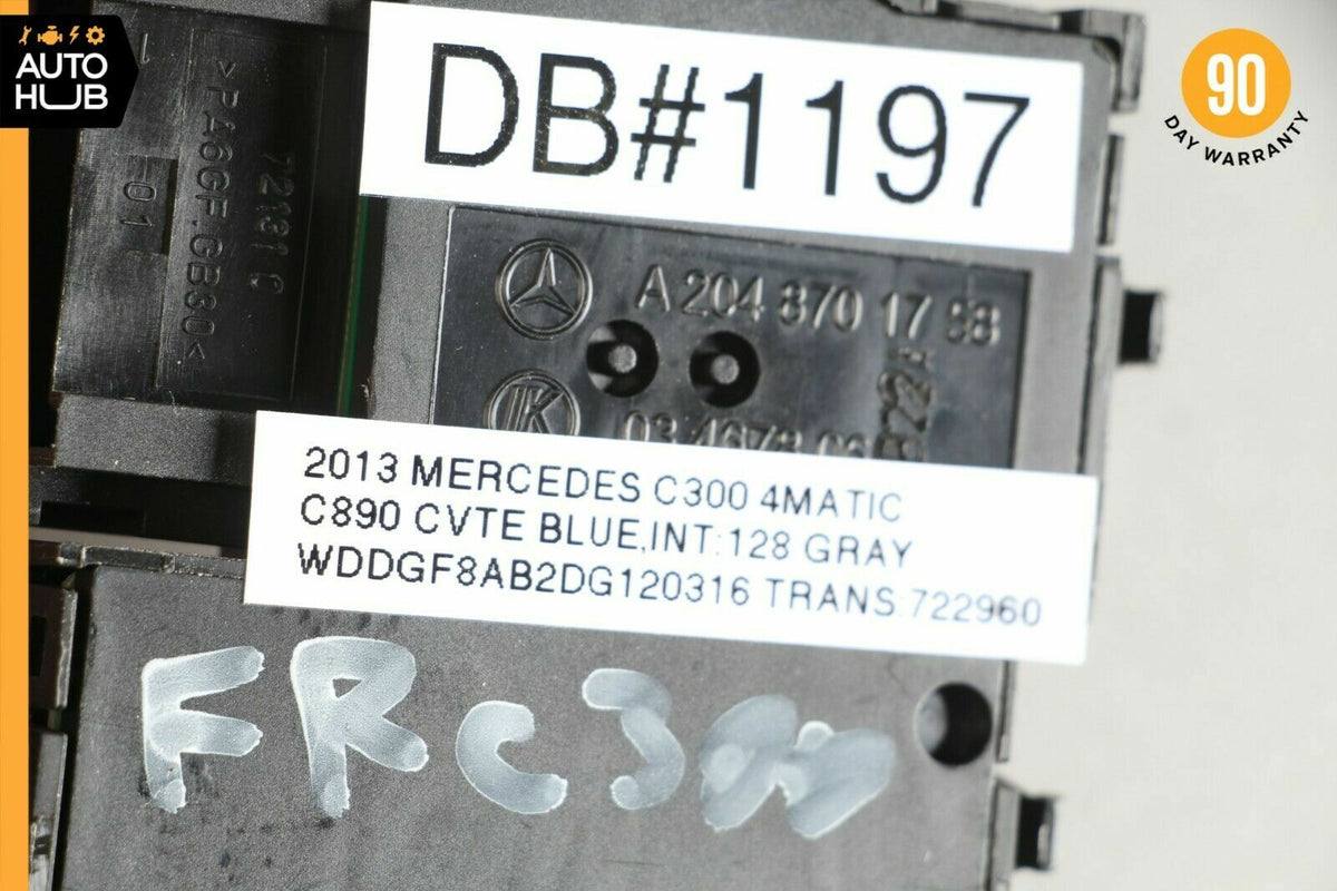 08-15 Mercedes W204 C300 GLK350 Front Right Passenger Seat Control Switch OEM - photo 8