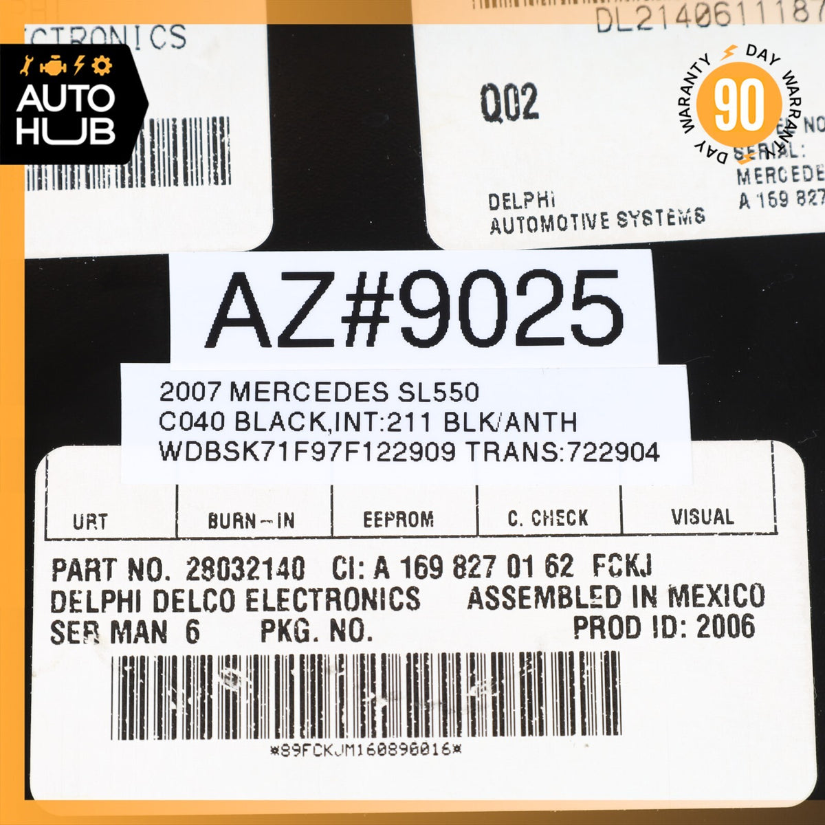 03-09 Mercedes R230 SL550 CLS55 ML63 AMG Sirius Satellite Radio Receiver OEM - photo 8