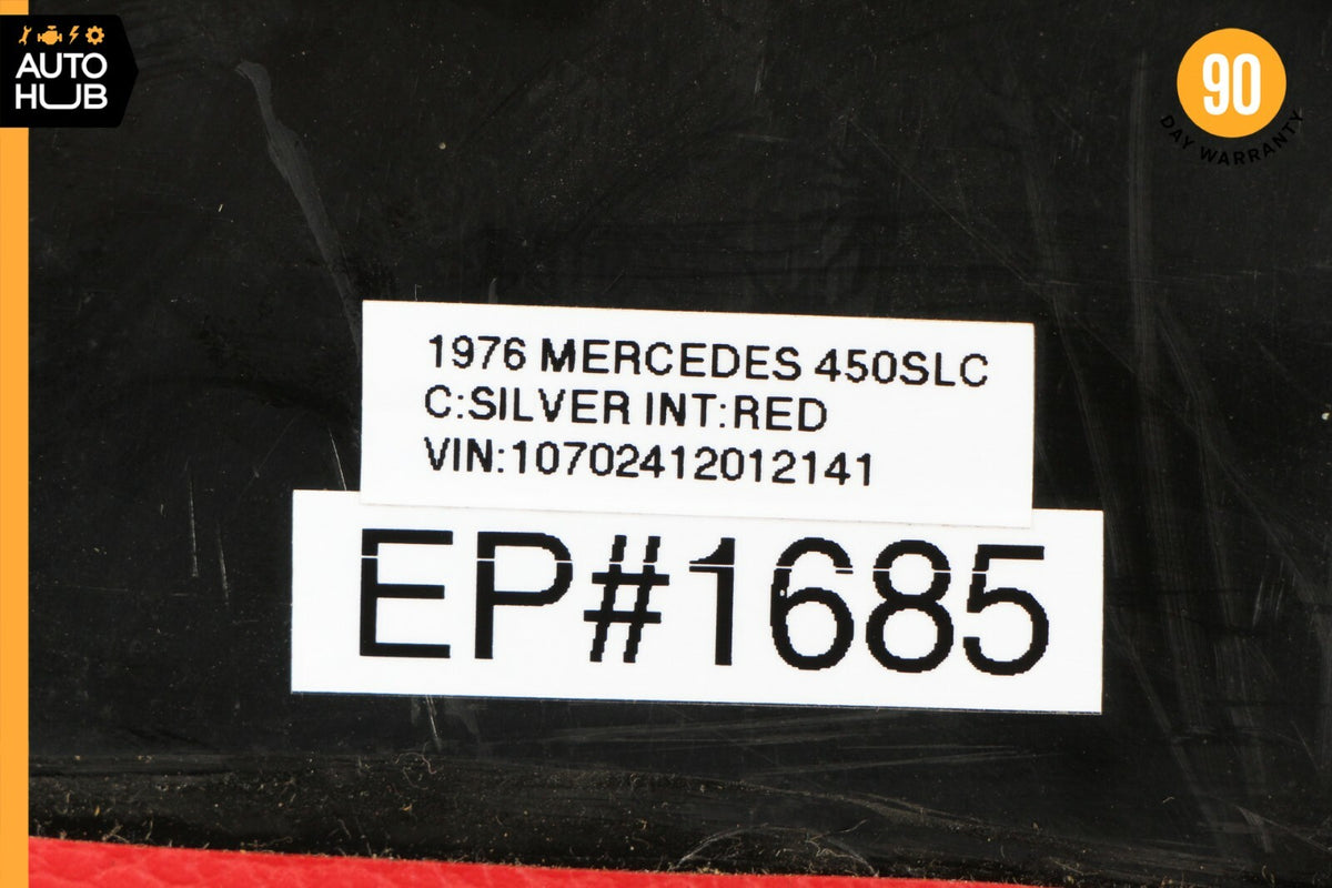 73-81 Mercedes R107 450SLC 380SLC Coupe Rear Right Side Interior Door Panel OEM - photo 12