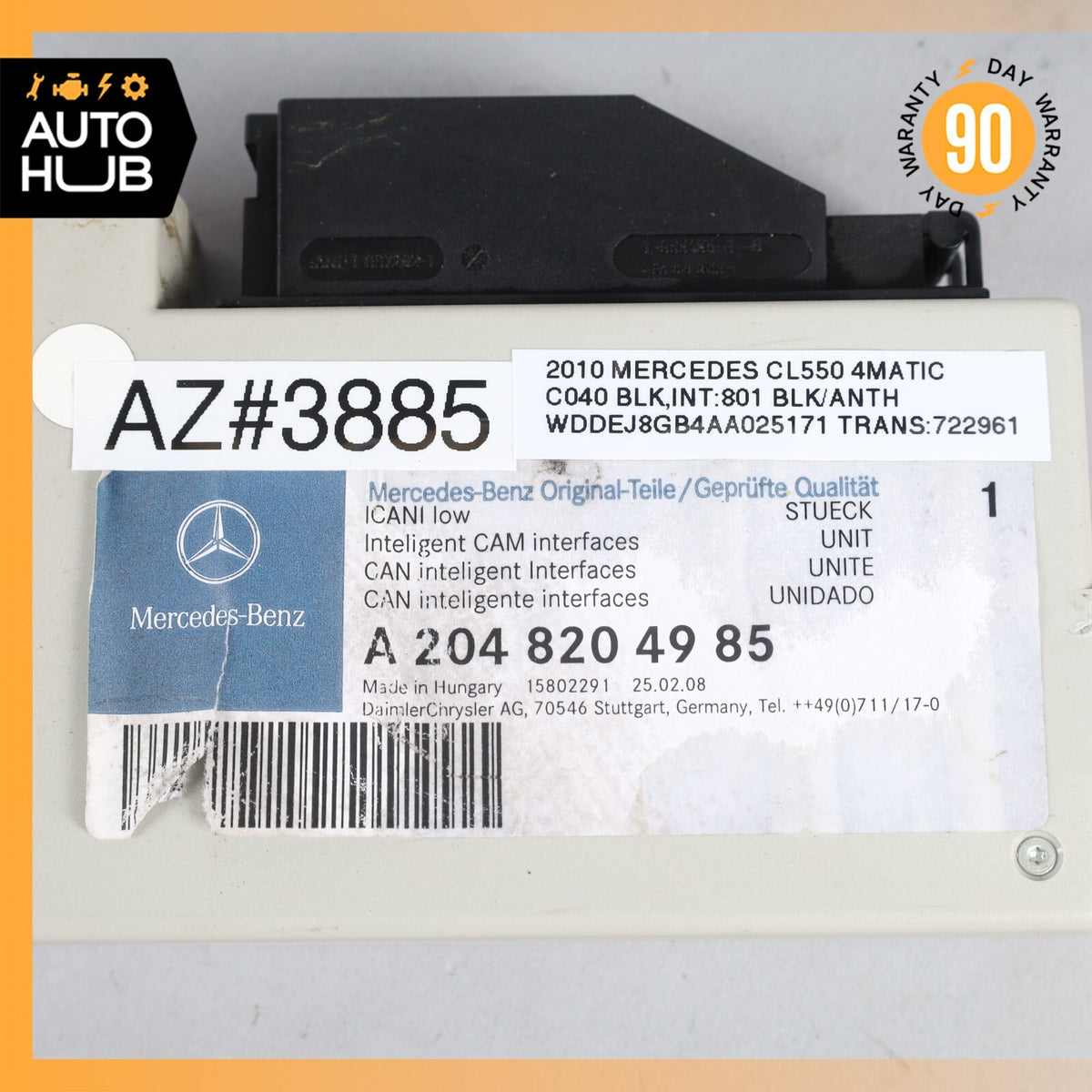 10-14 Mercedes W216 CL550 S550 S400 Control Unit Intelligent Interface Low OEM - photo 7