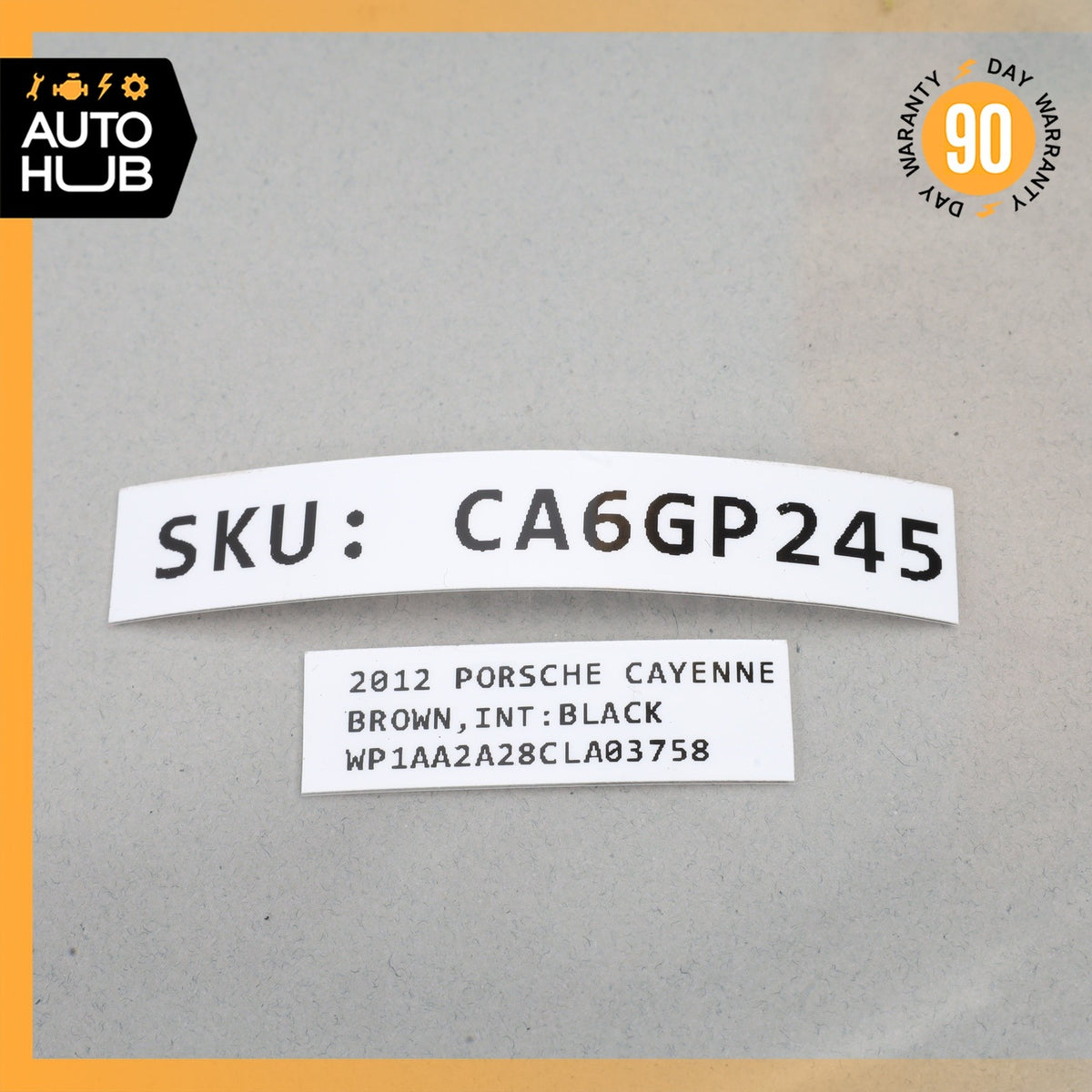 11-18 Porsche Cayenne 958 3.6L Oxygen O2 Sensor Lambda 03H906262M OEM - photo 8