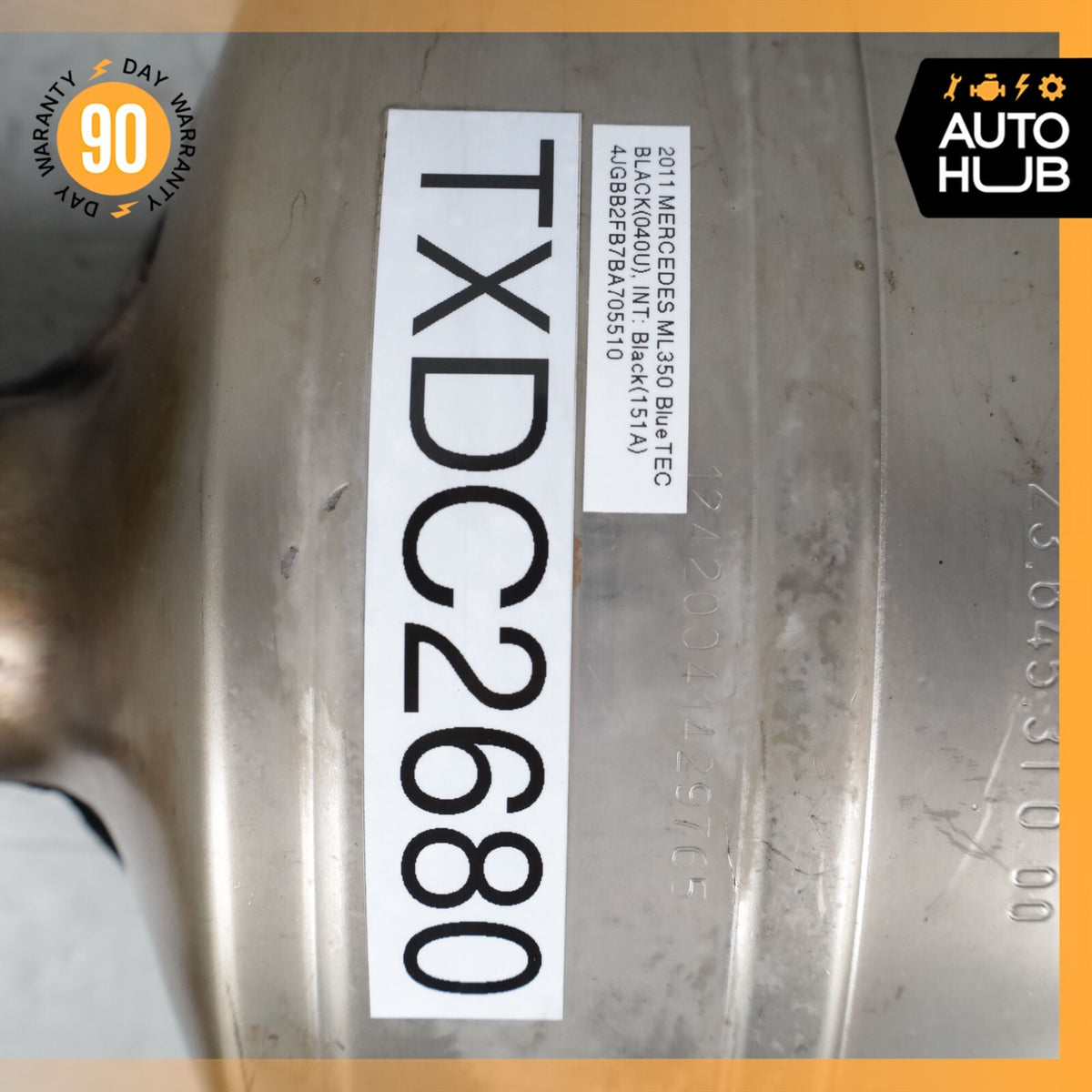 09-11 Mercedes W164 ML350 ML320 BlueTec Engine Exhaust Downpipe 1644902100 OEM - photo 11