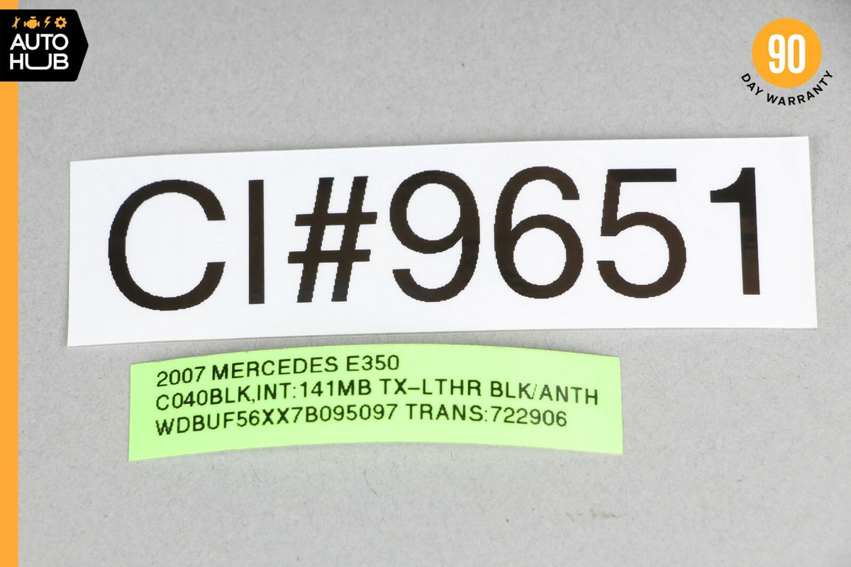 07-09 Mercedes W211 E350 E320 Front Right Side Lower Bottom Seat Cushion OEM - photo 12