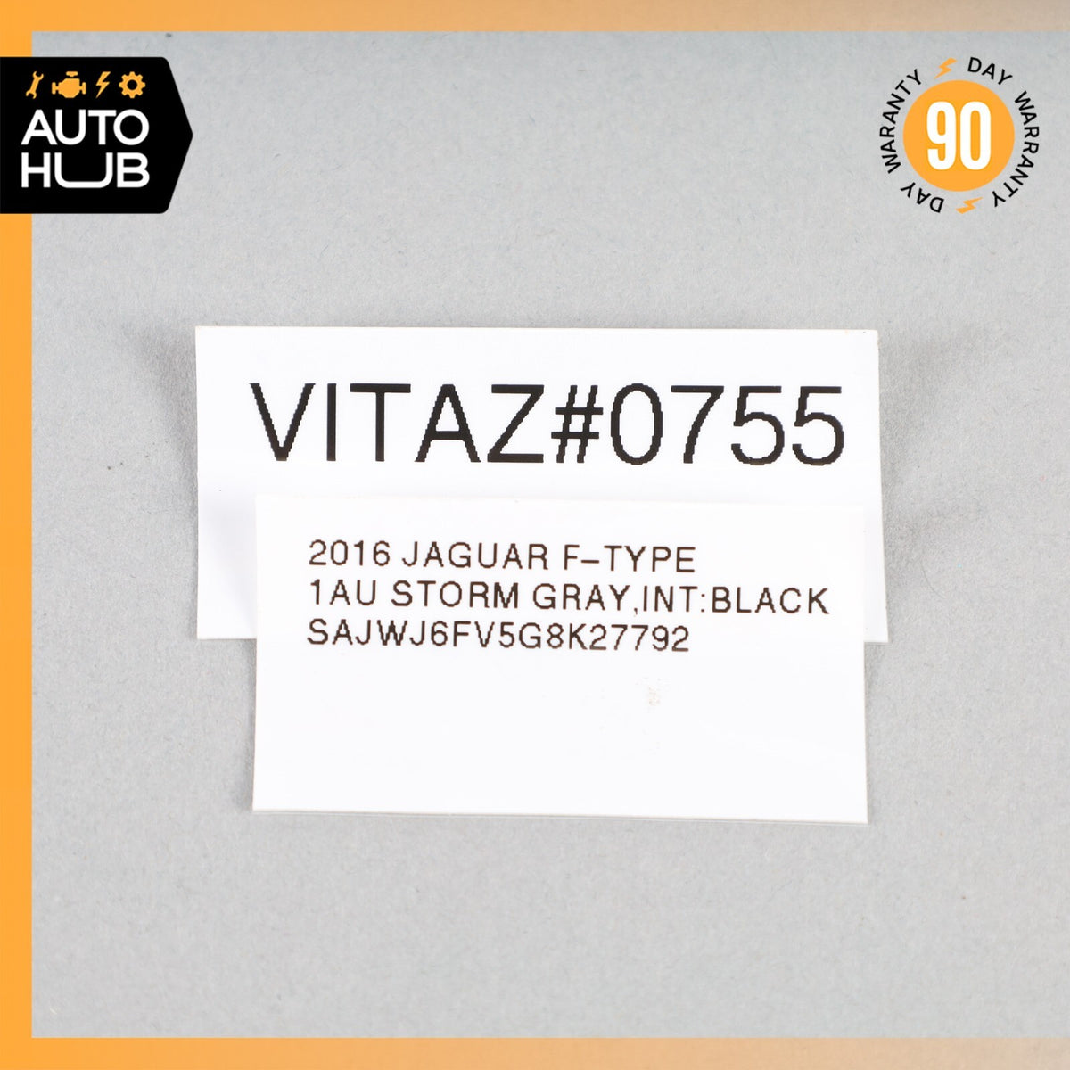 2016 Jaguar X152 F-Type Dome Light Overhead Map Lamp Light Black OEM - photo 19