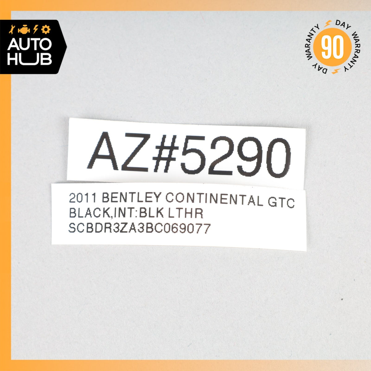 Bentley Continental GT GTC Rear View Backup Back Up Camera Wire Harness OEM - photo 10