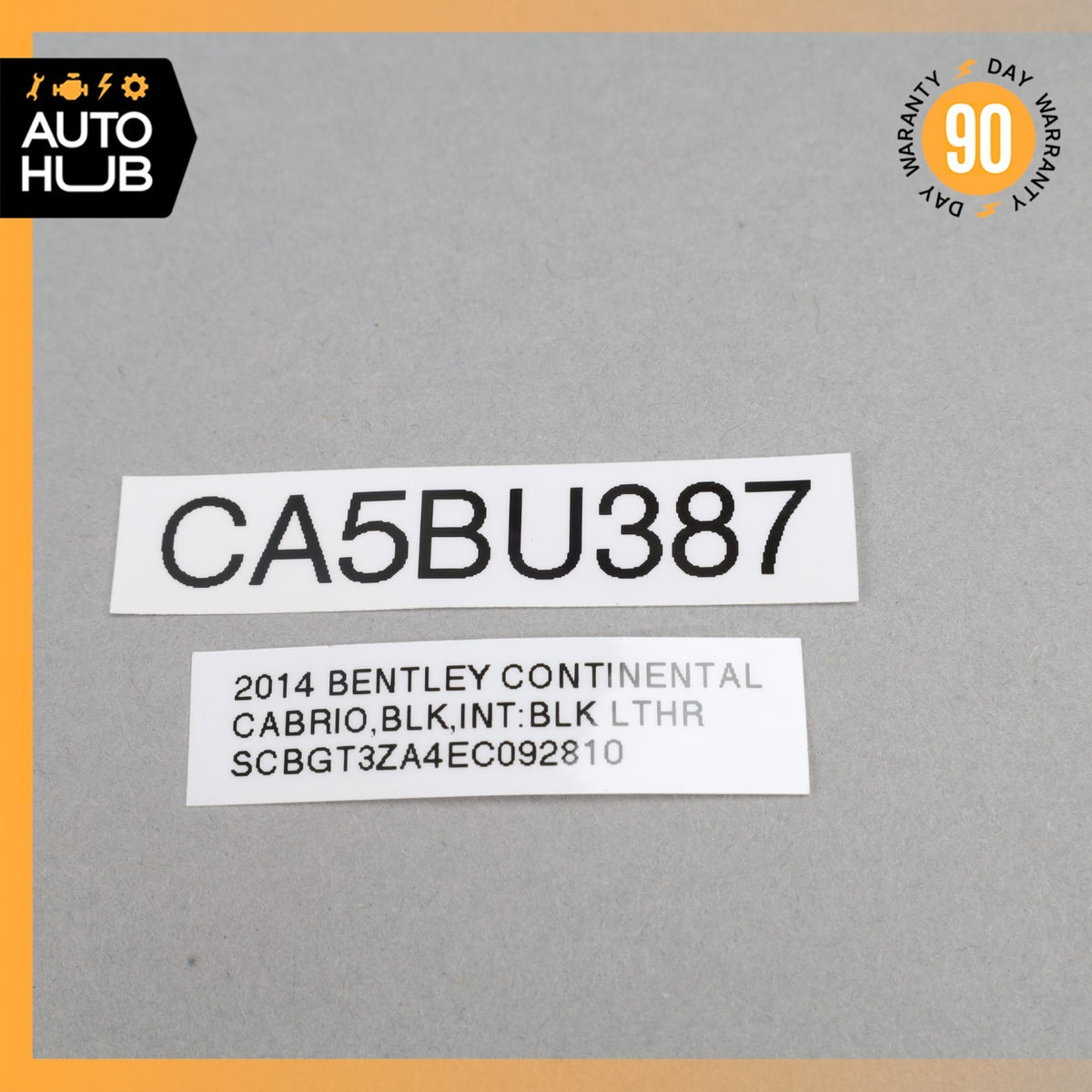 03-18 Bentley Continental GTC Electronic Parking Button Switch OEM 32k - photo 10