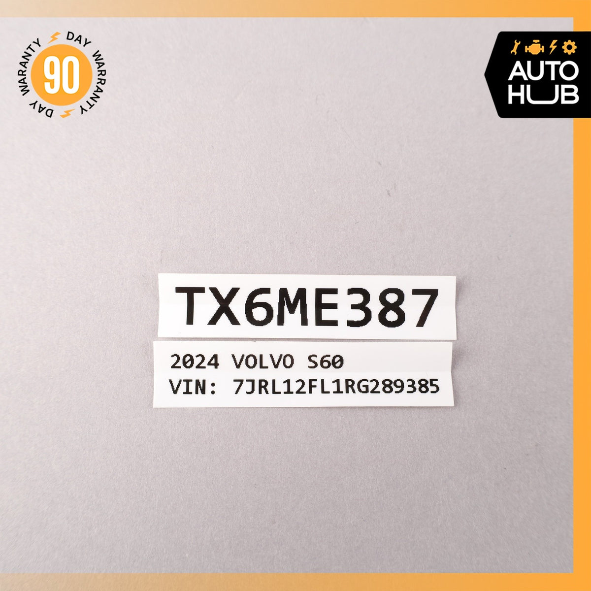 23-25 Volvo S60 2.0L L4 Rear Oxygen O2 Sensor Lambda OEM 60k - photo 8