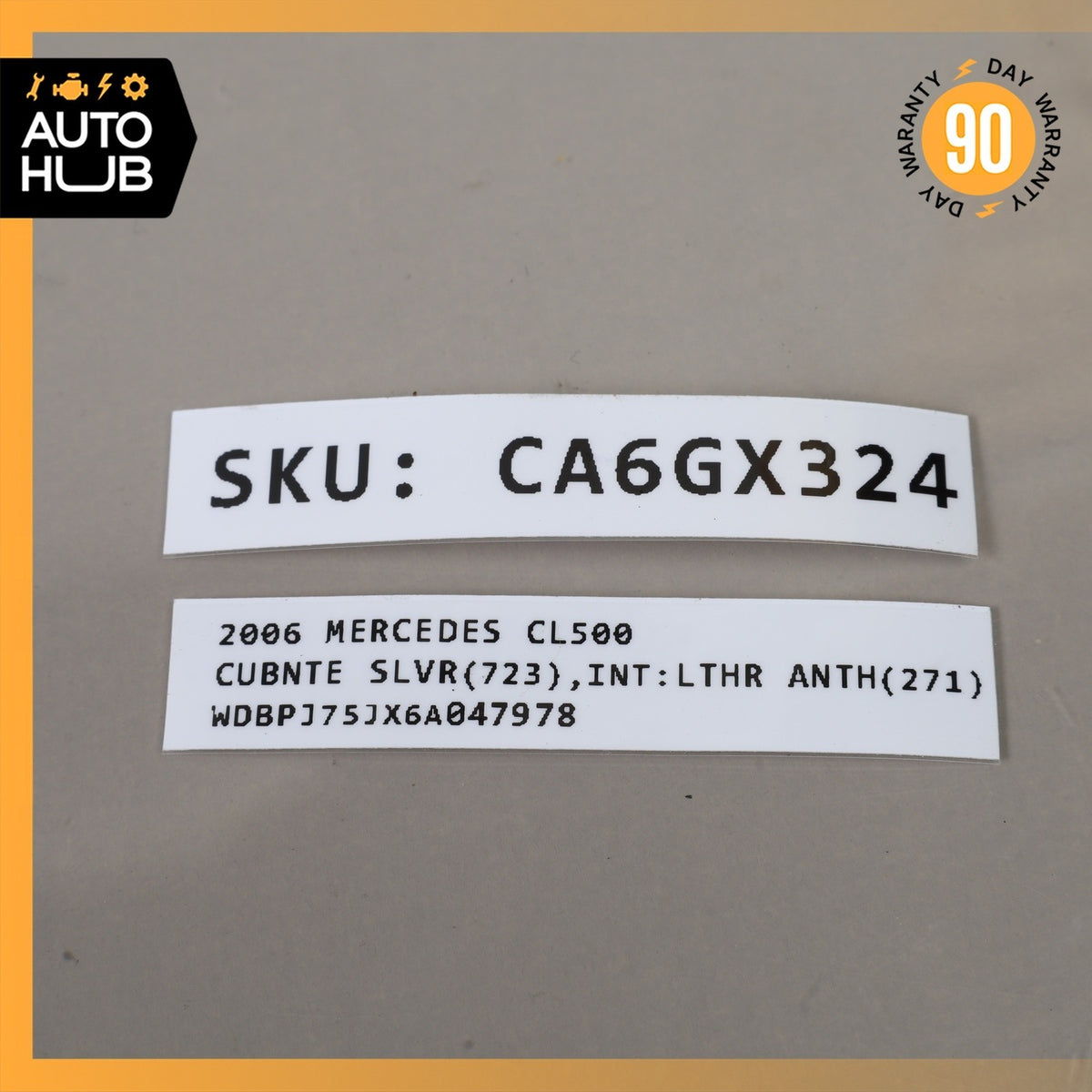 Mercedes W215 CL500 Airbag Air Bag Sensor SRS Control Module OEM - photo 8