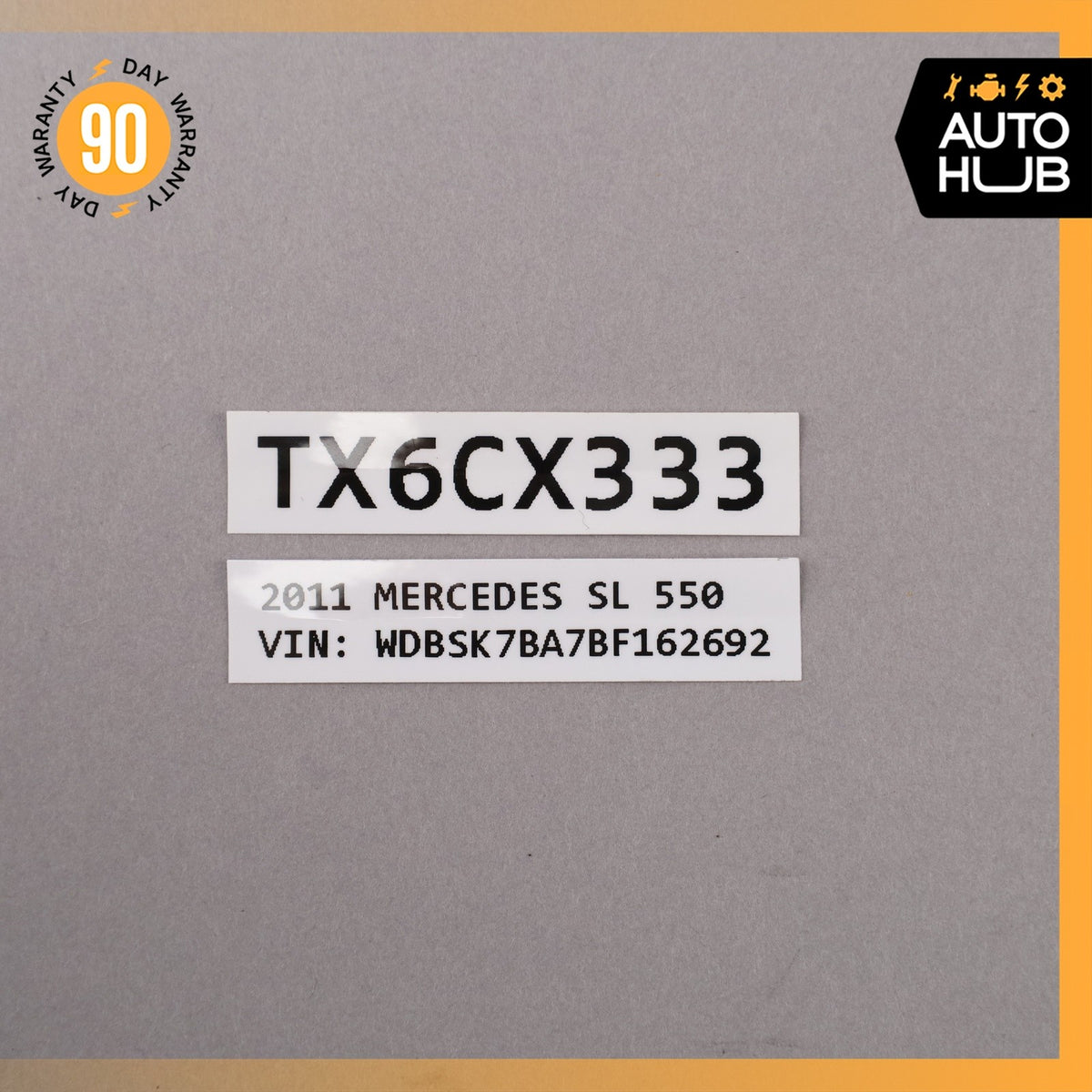 03-12 Mercedes R230 SL550 SL55 AMG Rear Parktronic Buzzer Display PDC Black OEM - photo 12