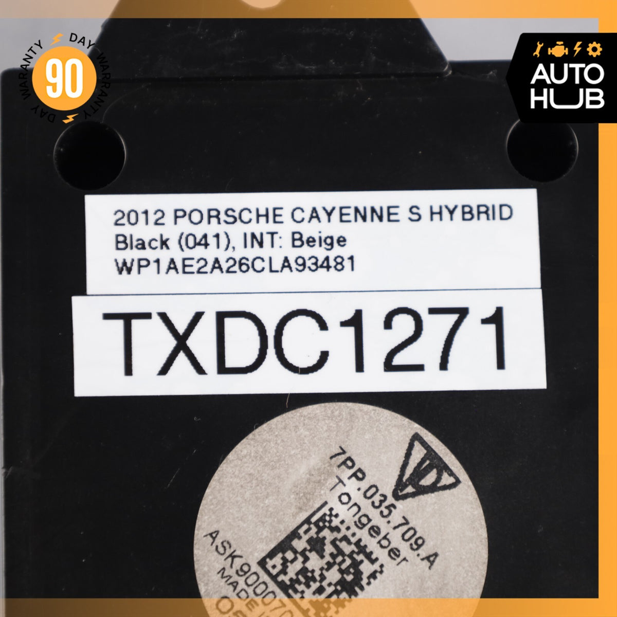 11-18 Porsche Cayenne 958 Parking Buzzer Sensor Speaker 7PP035709A OEM - photo 9