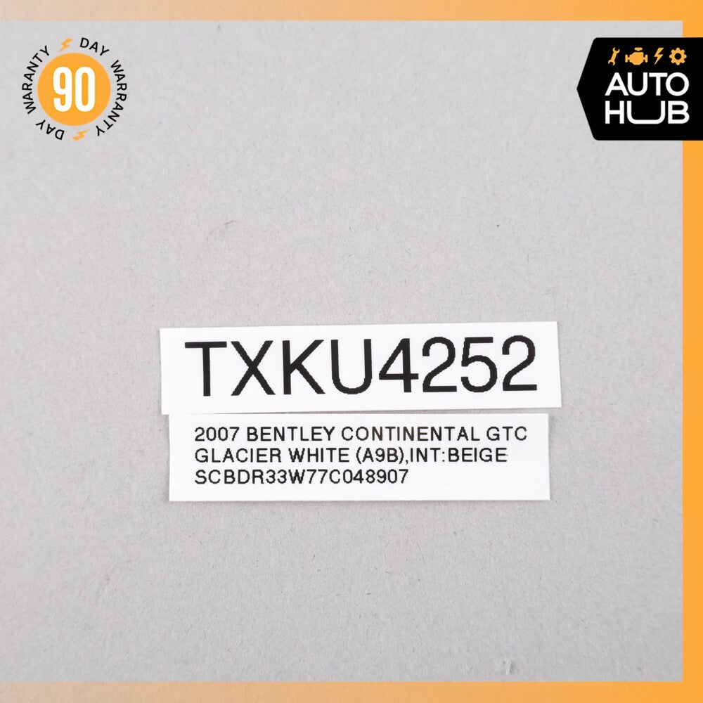 03-13 Bentley Continental GTC GT Engine Compartment Rear Cover Panel OEM 60k - photo 10