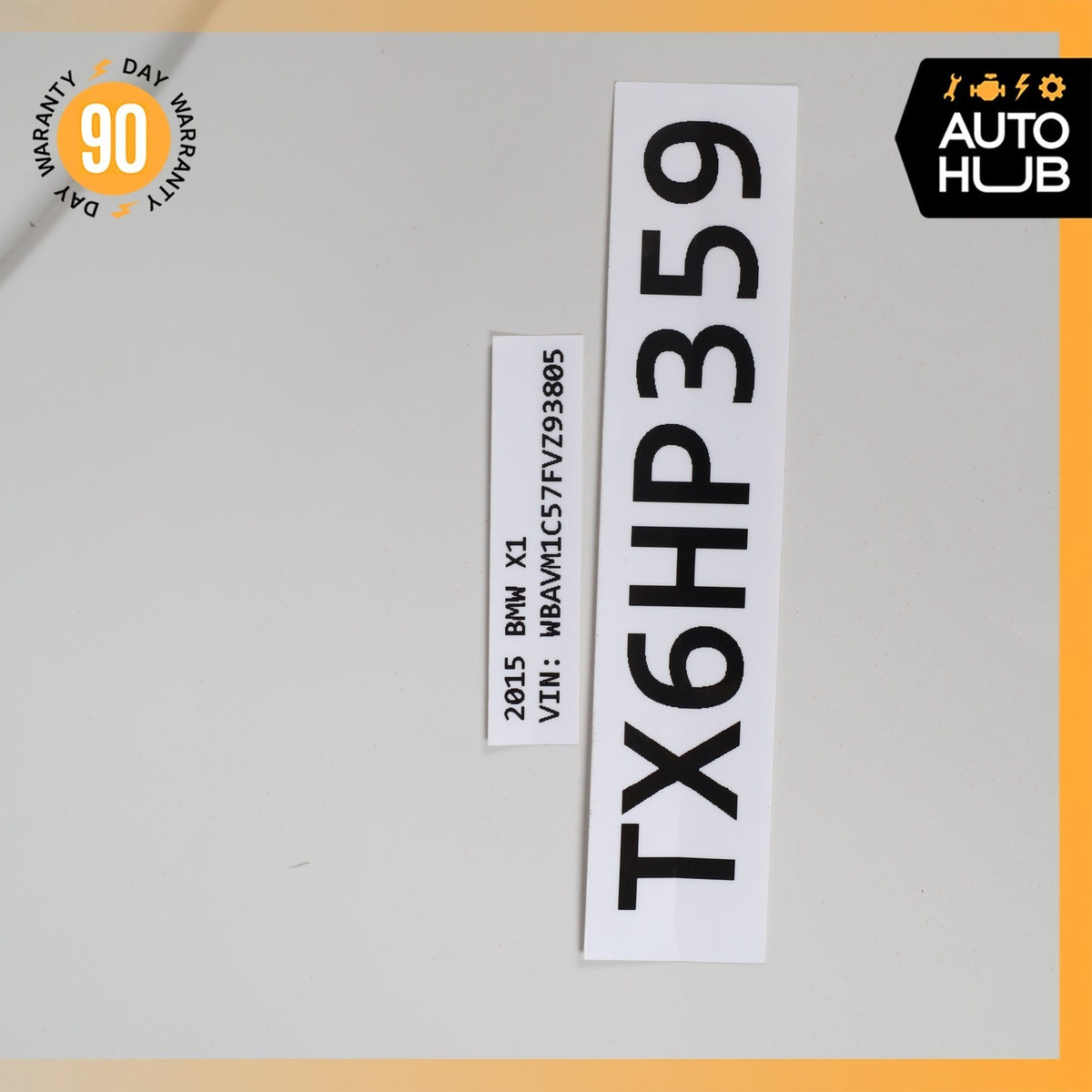 13-15 BMW E84 X1 Left Driver Side Fender Assembly White OEM - photo 12