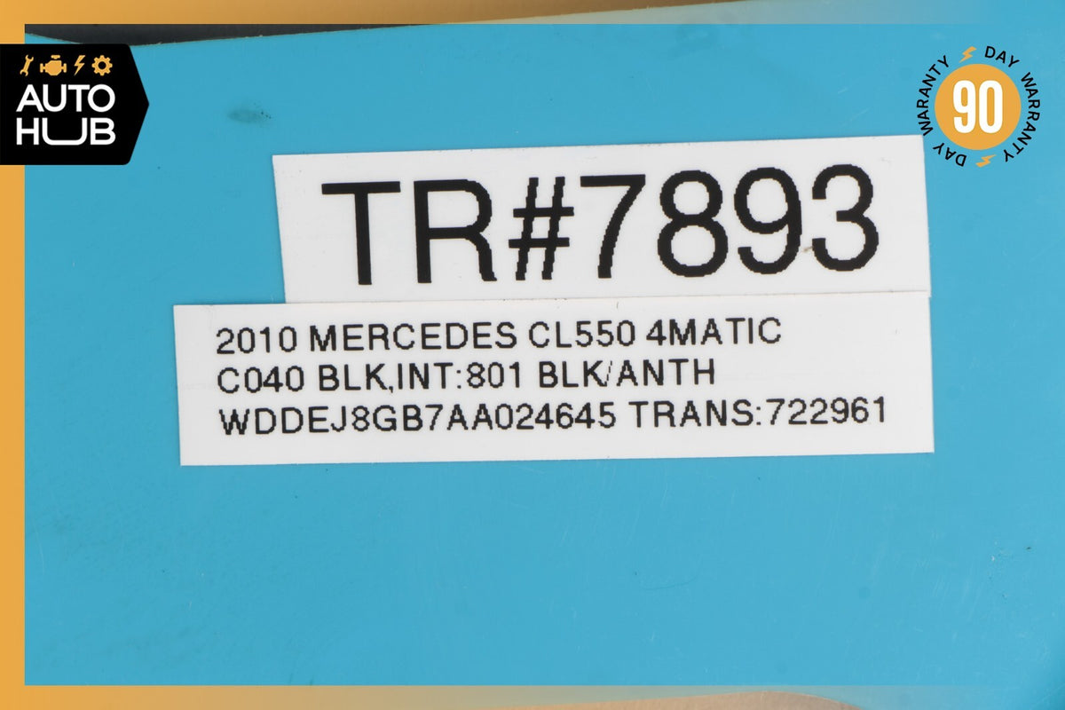 07-14 Mercedes W216 CL550 CL63 AMG Seat Occupancy Sensor Mat SRS System OEM - photo 12