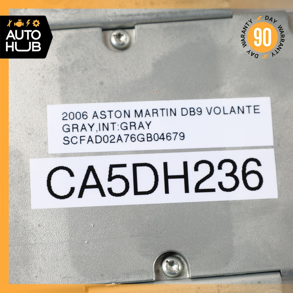 05-06 Aston Martin DB9 GPS Navigation Receiver Control Module Unit OEM 34k - photo 8
