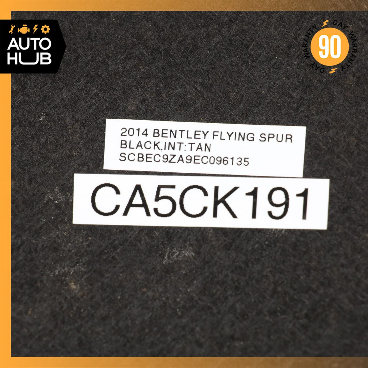 14-18 Bentley Flying Spur Rear Right Side Trunk Quarter Trim Cover Panel OEM 40k - photo 15