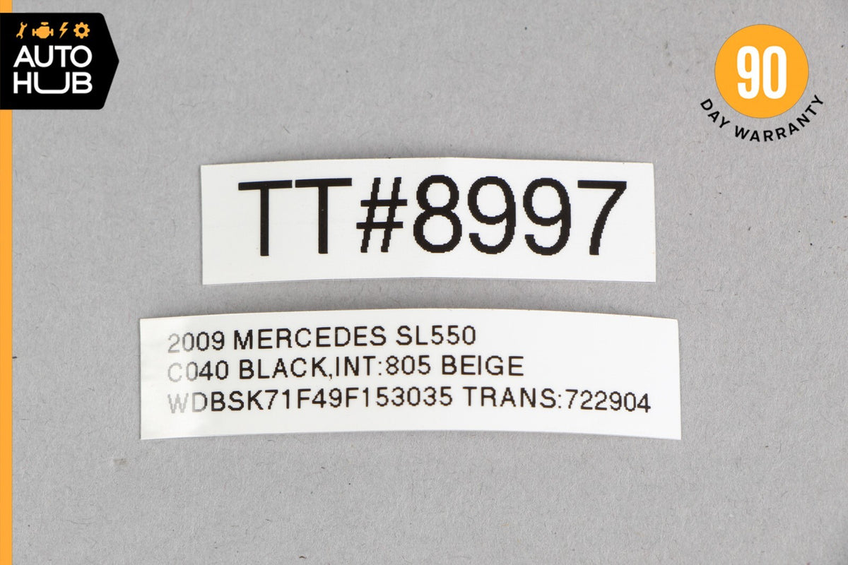 Mercedes R230 SL55 SL550 Convertible Top Left Side Load Assist Cylinder OEM 79k - photo 12