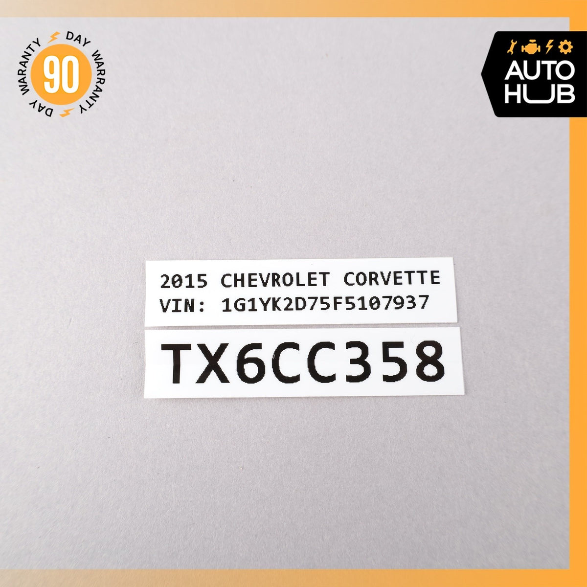 14-19 Chevrolet Corvette C7 Center Dashboard Dash Speaker Cover Panel OEM - photo 11