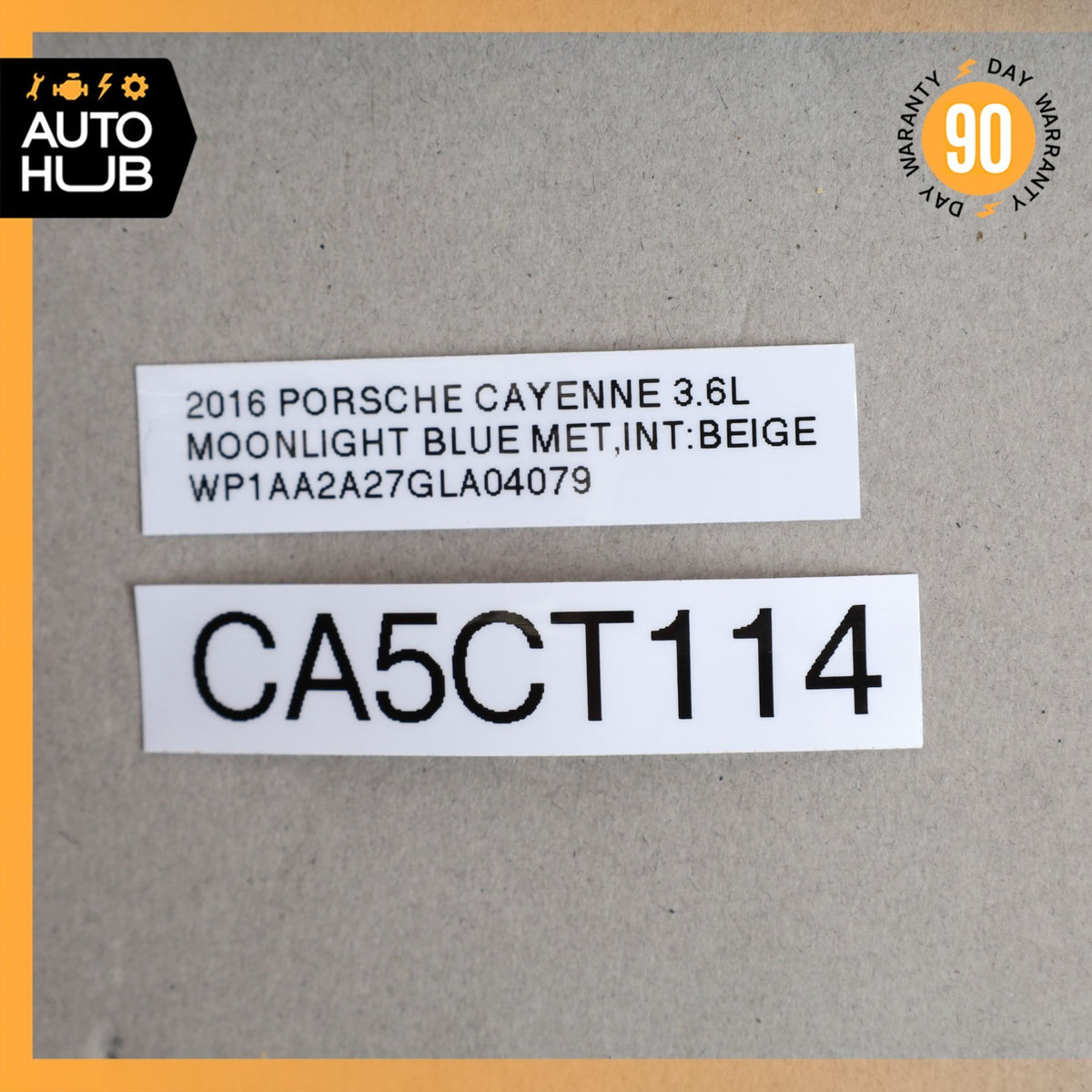 11-18 Porsche Cayenne 958 Right Side Dash Airbag Air Bag 7P5880204 OEM 80k - photo 11