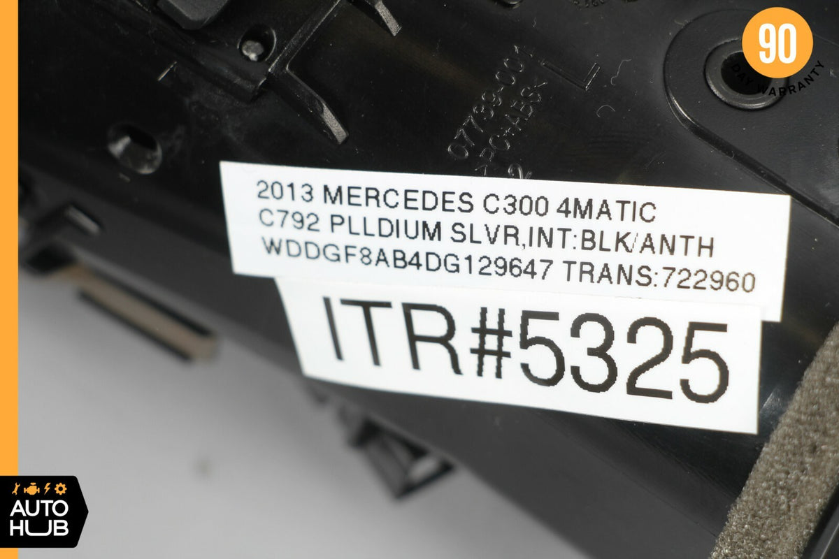 12-14 Mercedes W204 C250 C300 Dash AC A/C Air Vent Grill Left Side Black OEM - photo 8