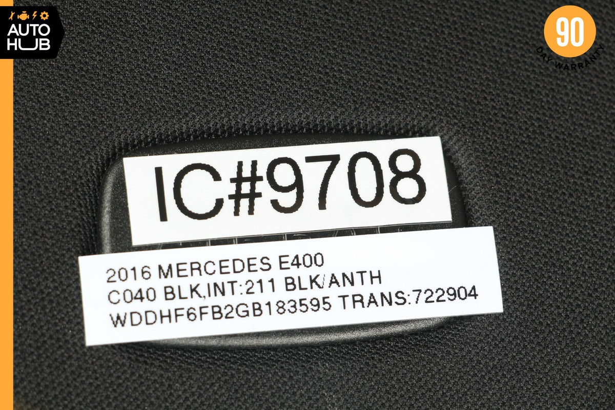 10-16 Mercedes W212 E400 E550 E250 Sedan C-Pillar Trim Rear Right Side Black OEM - photo 11