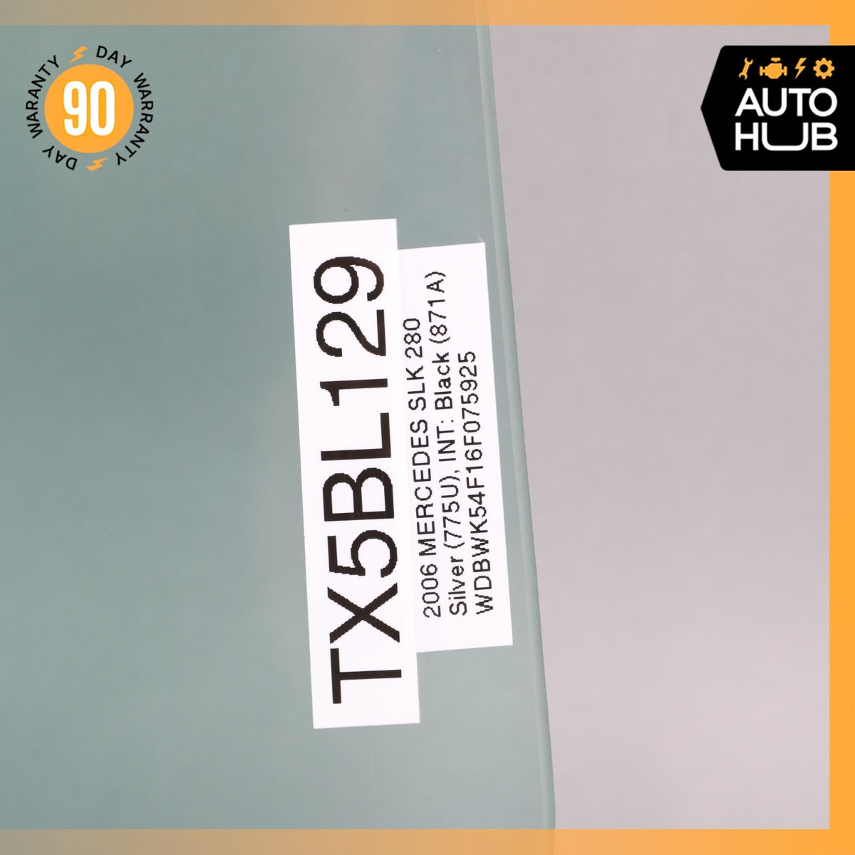 05-11 Mercedes R171 SLK280 SLK300 SLK55 Door Window Glass Front Left Side OEM - photo 16