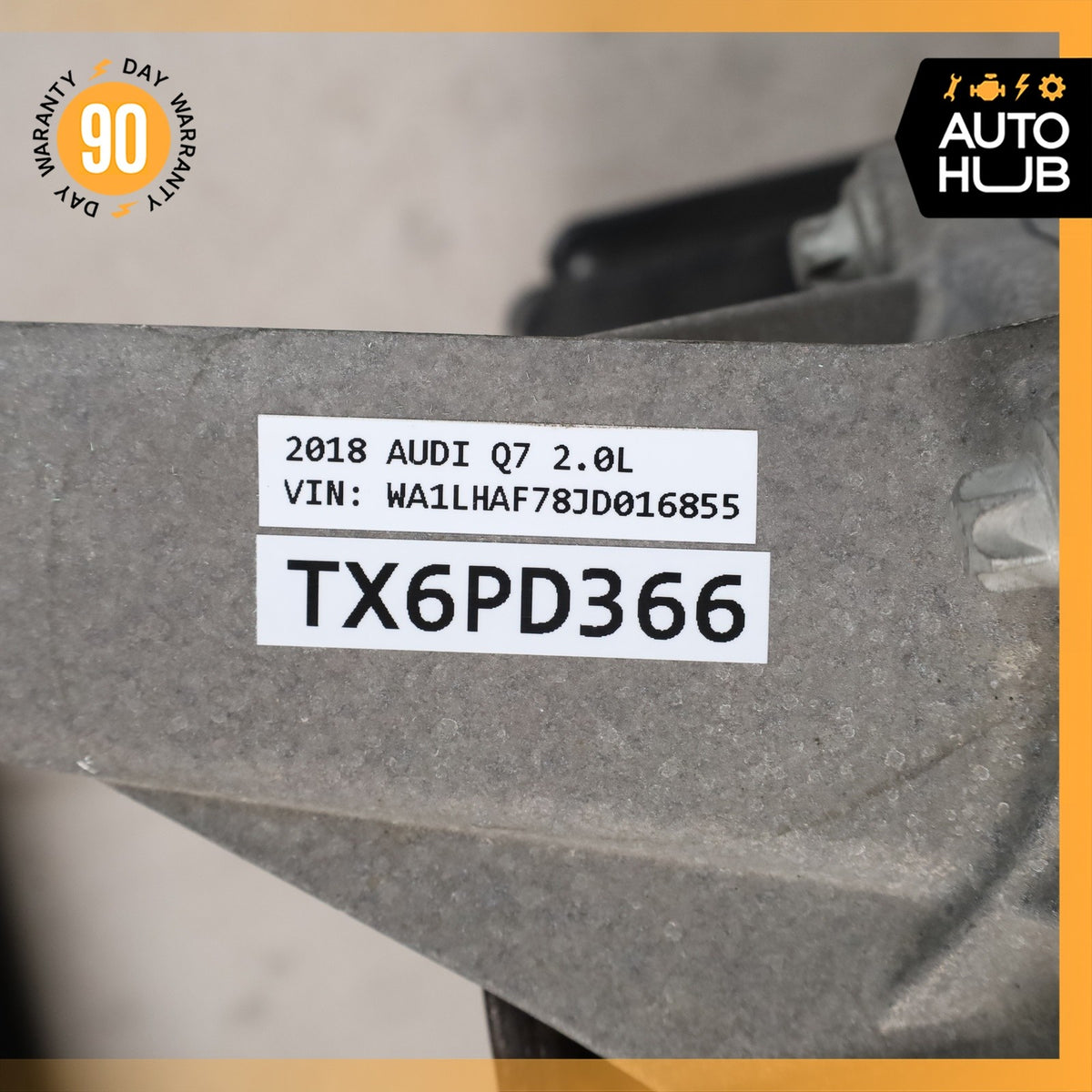 17-19 Audi 4M Q7 Rear Differential Diff Axle Carrier 0D2500043C OEM - photo 14