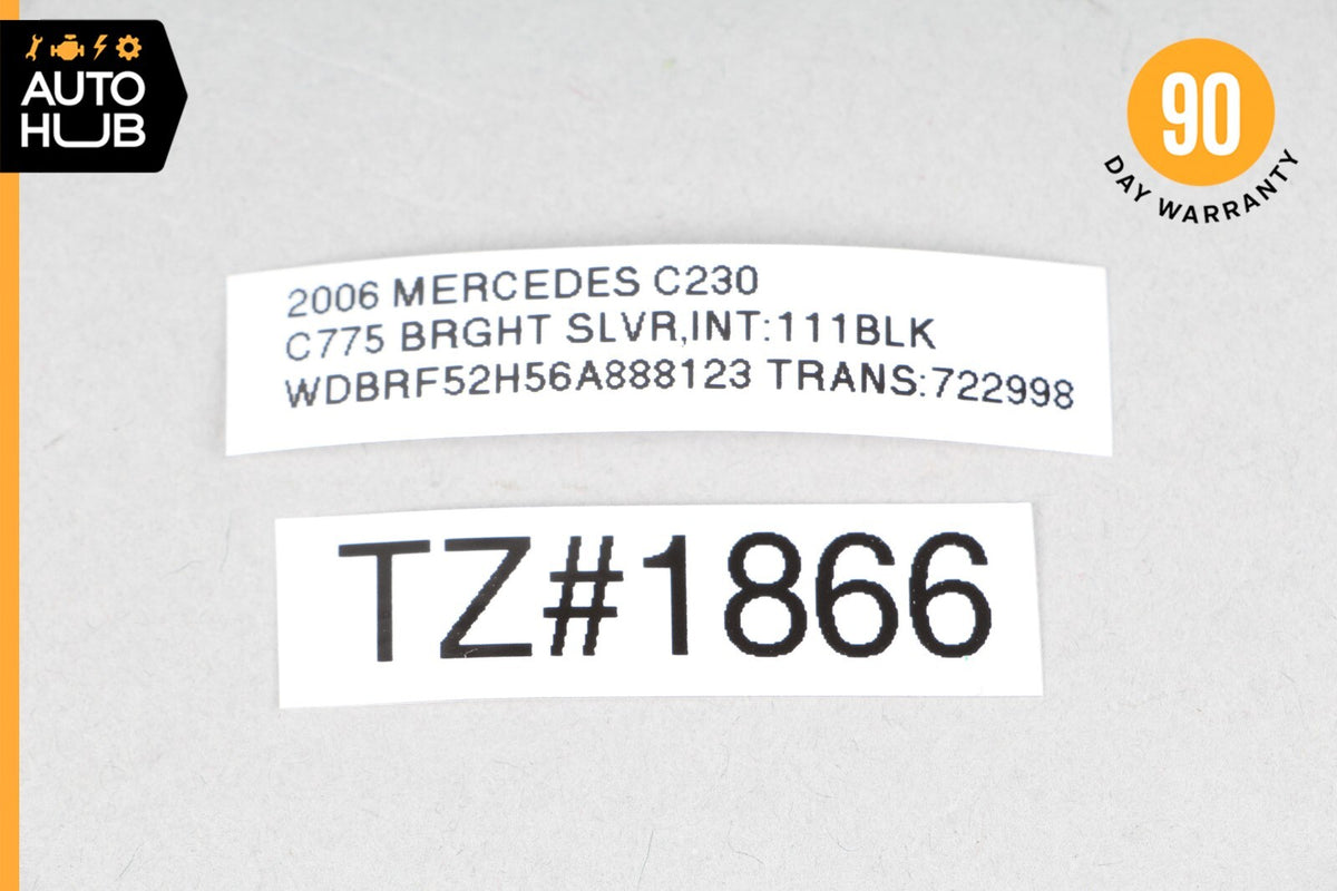 05-07 Mercedes W203 C230 C320 C55 Passenger Seat Occupancy Sensor Mat SRS OEM - photo 10