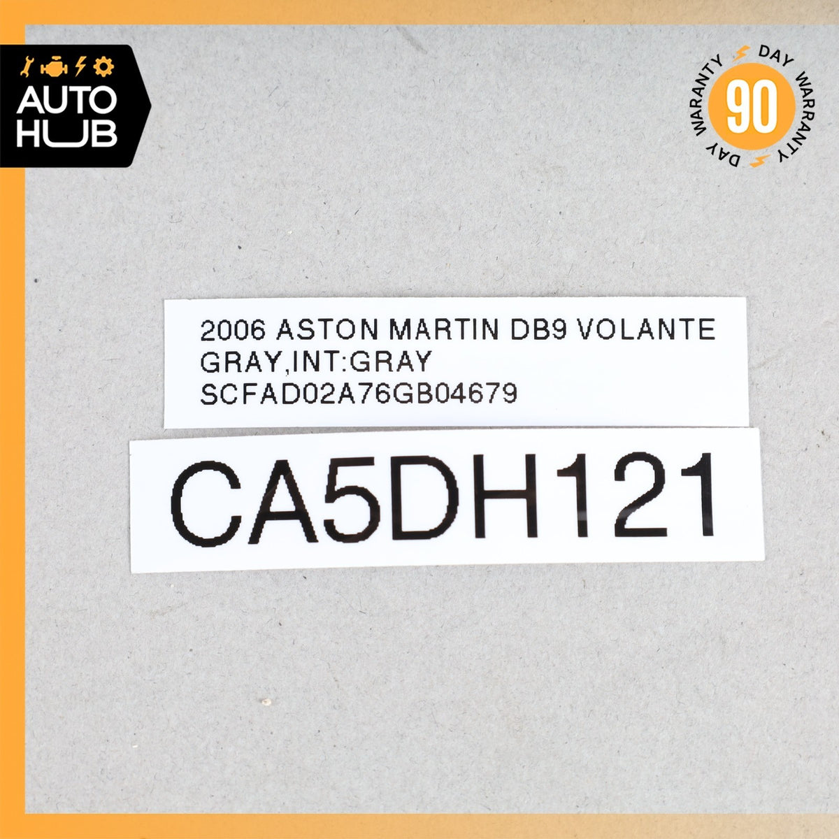 05-09 Aston Martin DB9 Left Window Master Switch Control 4G4314540BB OEM 34k - photo 12