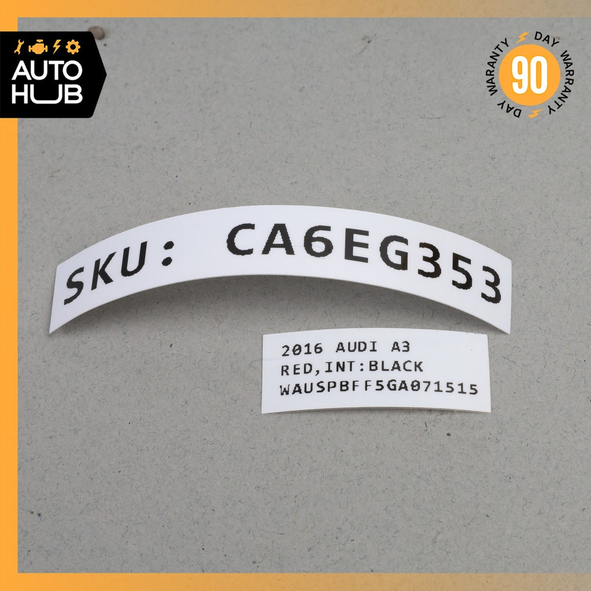 Audi 8V A3 E-Tron Airbag Crash Impact Sensor SRS OEM - photo 10