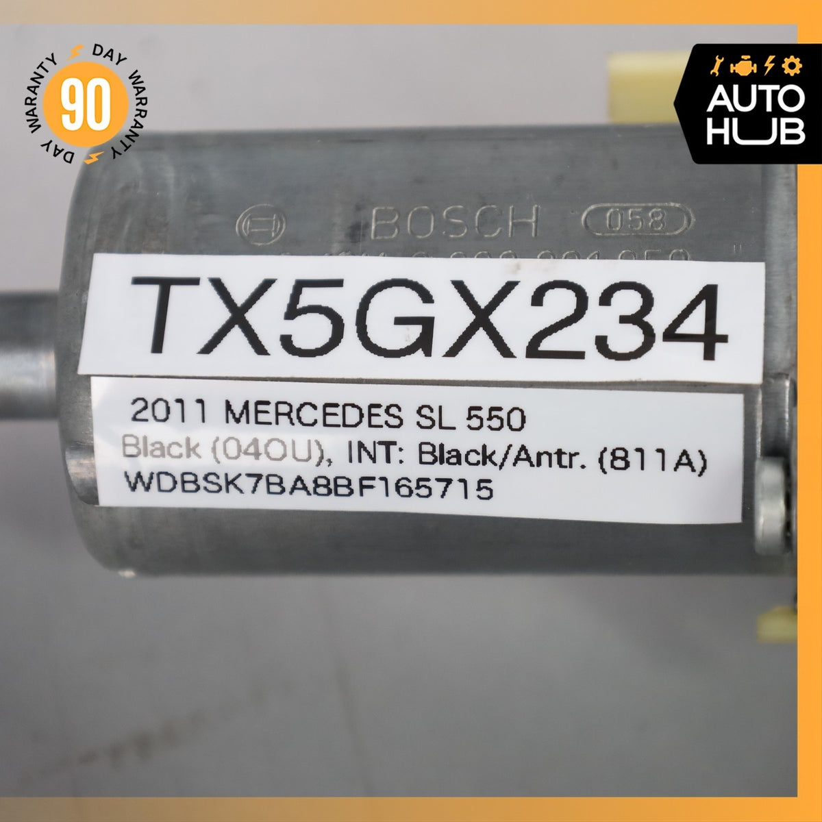 07-12 Mercedes R230 SL550 SL63 Side Trunk Flaps Convertible Top Motor OEM - photo 23