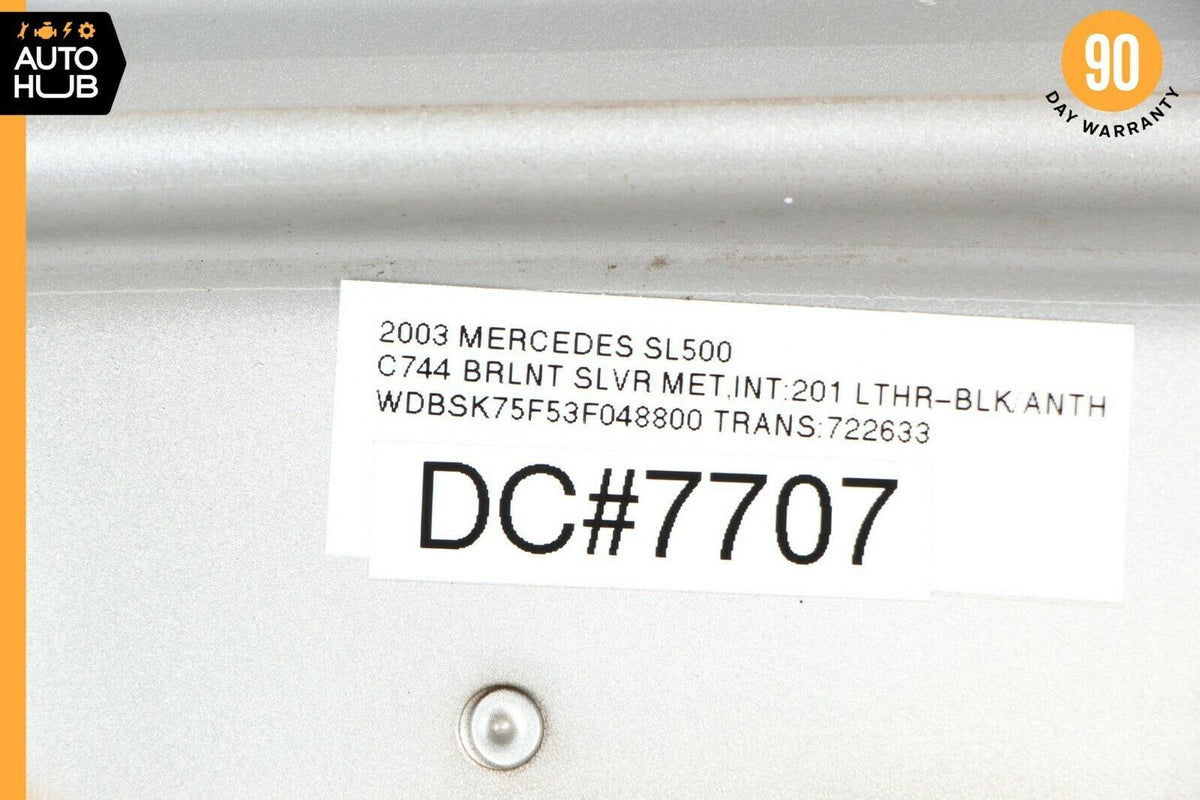 03-08 Mercedes R230 SL500 SL55 AMG SL550 Hood Cover Panel Assembly Silver OEM - photo 12