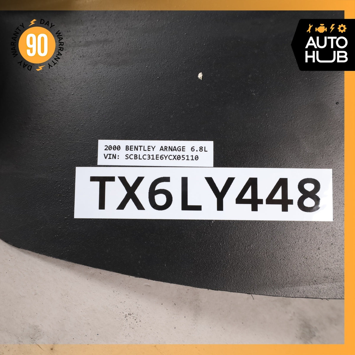00-02 Bentley Arnage Front Wheel Liner Left Driver Side Splash Shield OEM 30k - photo 11