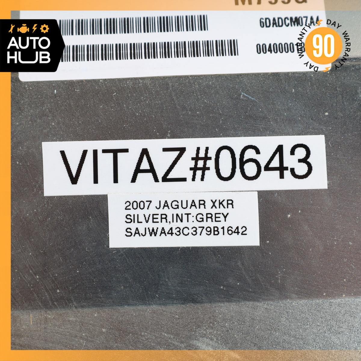 07-09 Jaguar X150 XKR XK Air Suspension Damping Control Module 6W8318B008AE OEM - photo 8