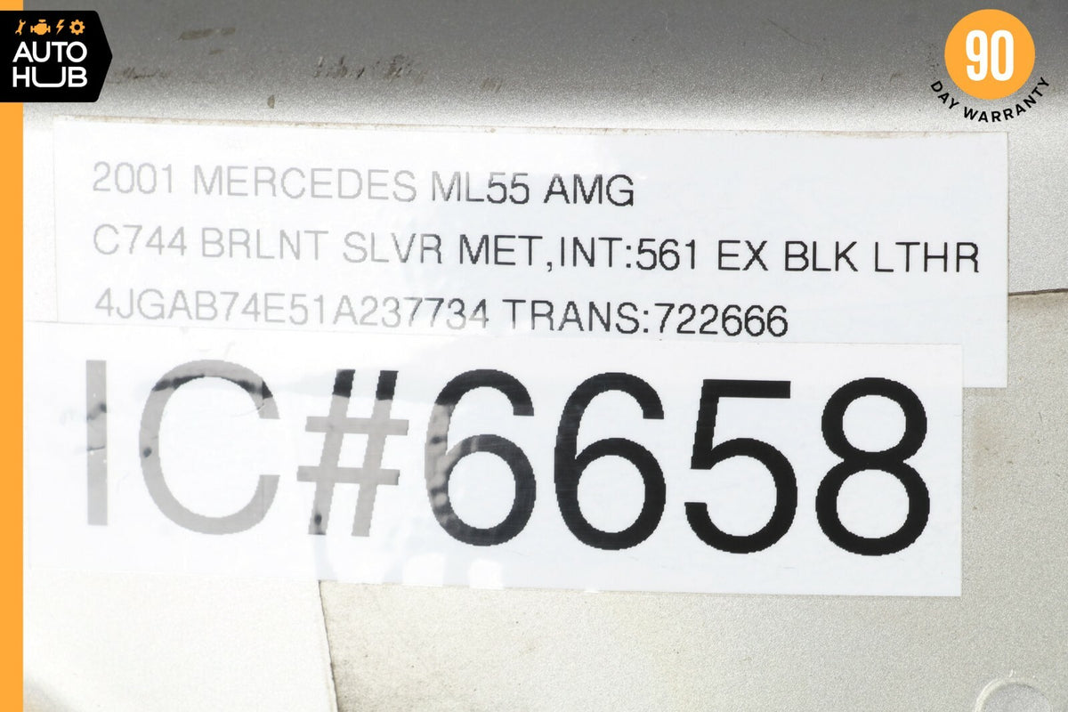 98-05 Mercedes W163 ML55 AMG ML350 ML320 Front Upper Radiator Support Silver OEM - photo 12