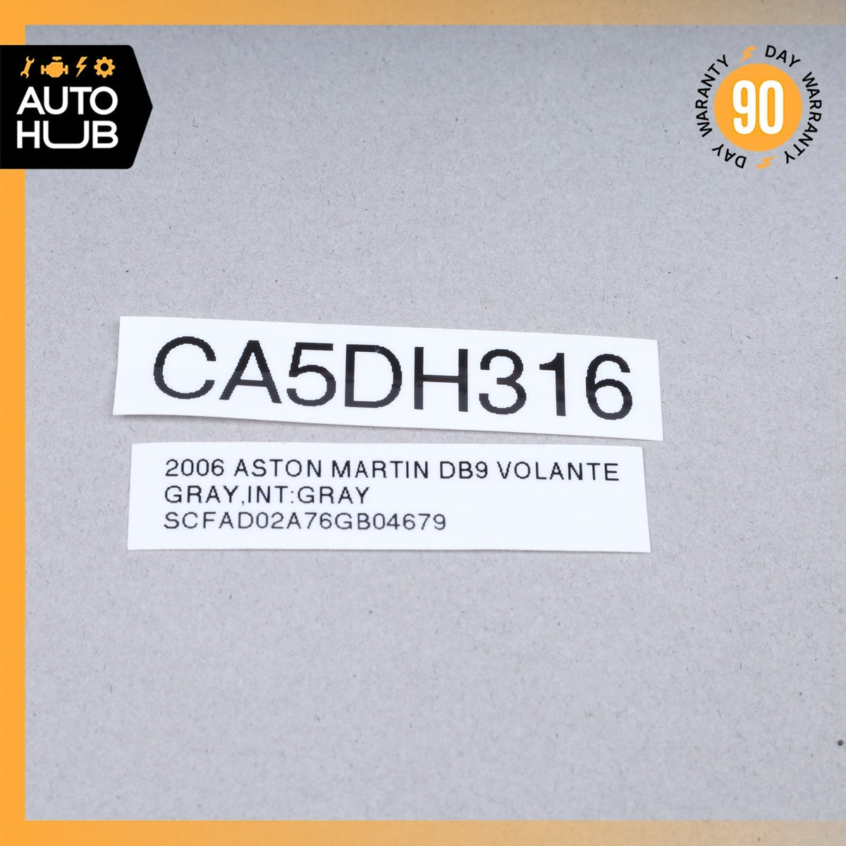 Aston Martin DB9 Center Console Parktronic On / Off Switch 6G3315A860AA OEM 34k - photo 7