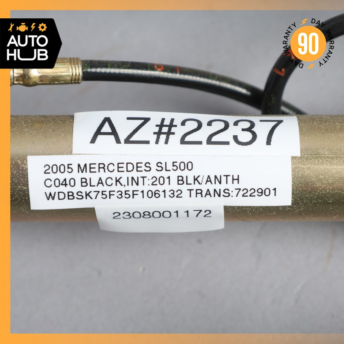 Mercedes R230 SL500 SL55 Convertible Left Side Main Top Drive Lift Cylinder OEM - photo 12