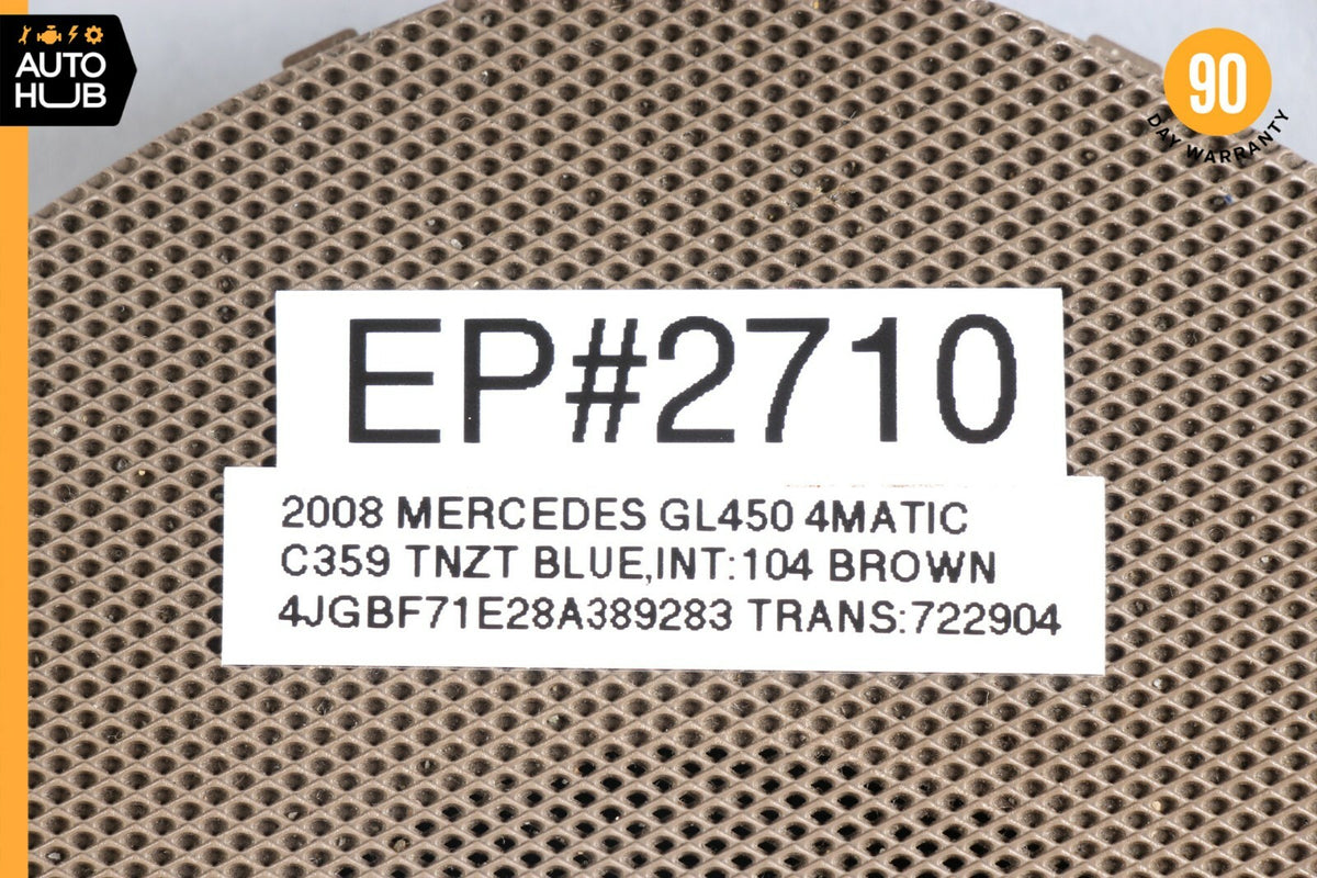 06-13 Mercedes X164 GL450 ML550 Dashboard Dash Grille Speaker Cover Brown OEM - photo 12