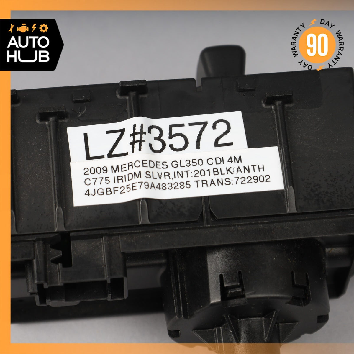 06-13 Mercedes X164 GL350 ML550 Headlight Control Switch Module Black OEM - photo 12
