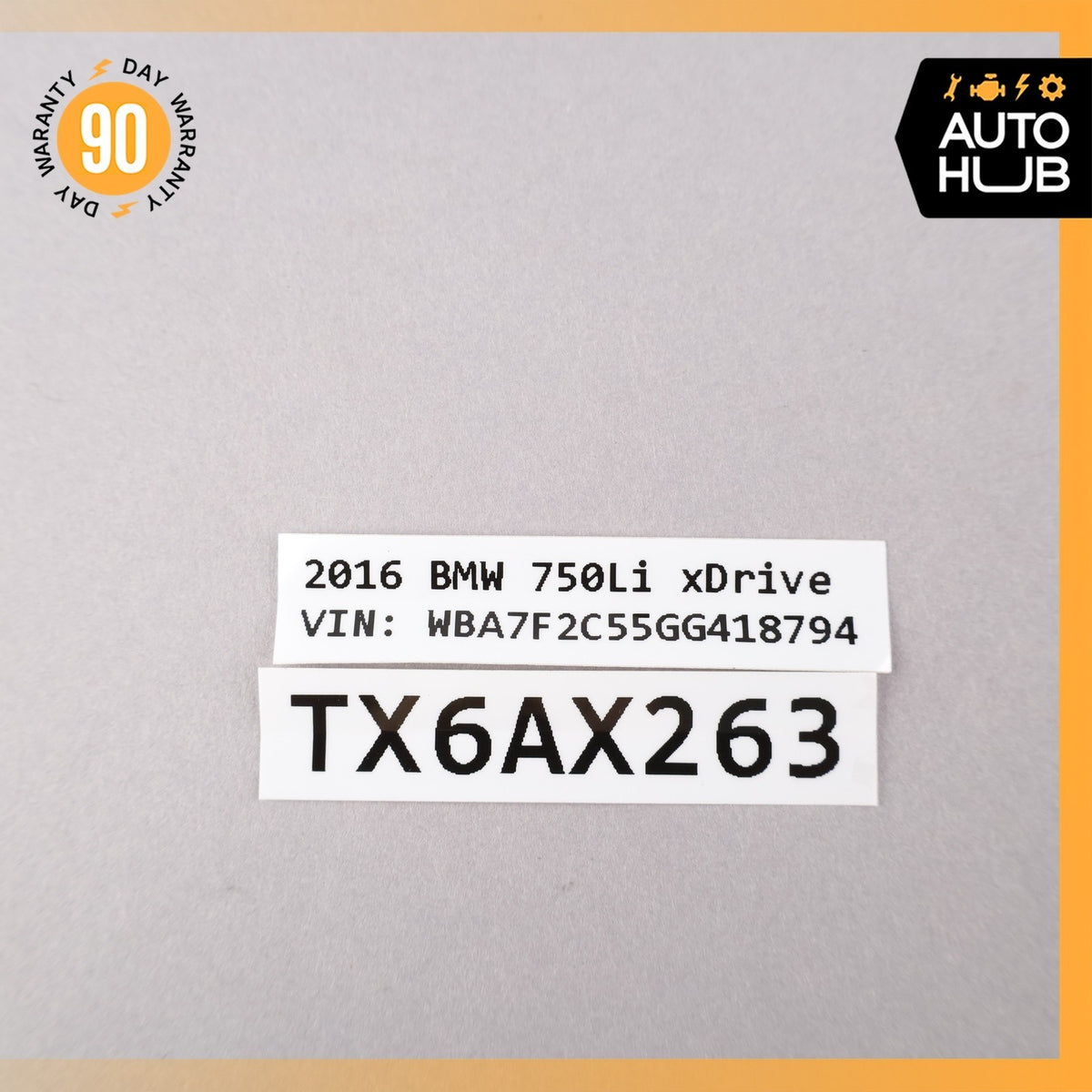 BMW G12 750Li DRL Daytime Running Light Lamp Control Module 63117440360 OEM - photo 7